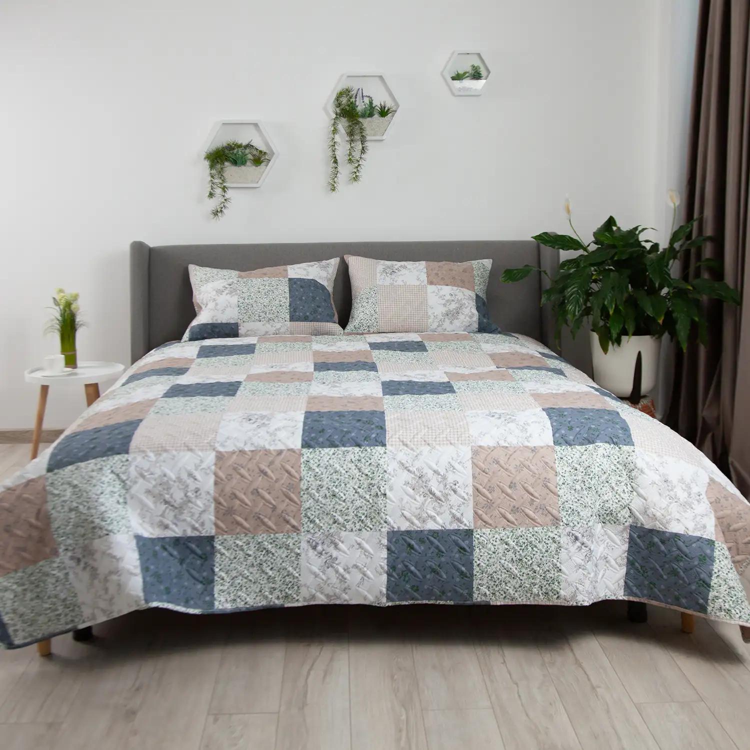 Bed Covers TEP "PROVENCE" with 2 pillowcases 50*70 sm Laura, 150x210 - Photo 2