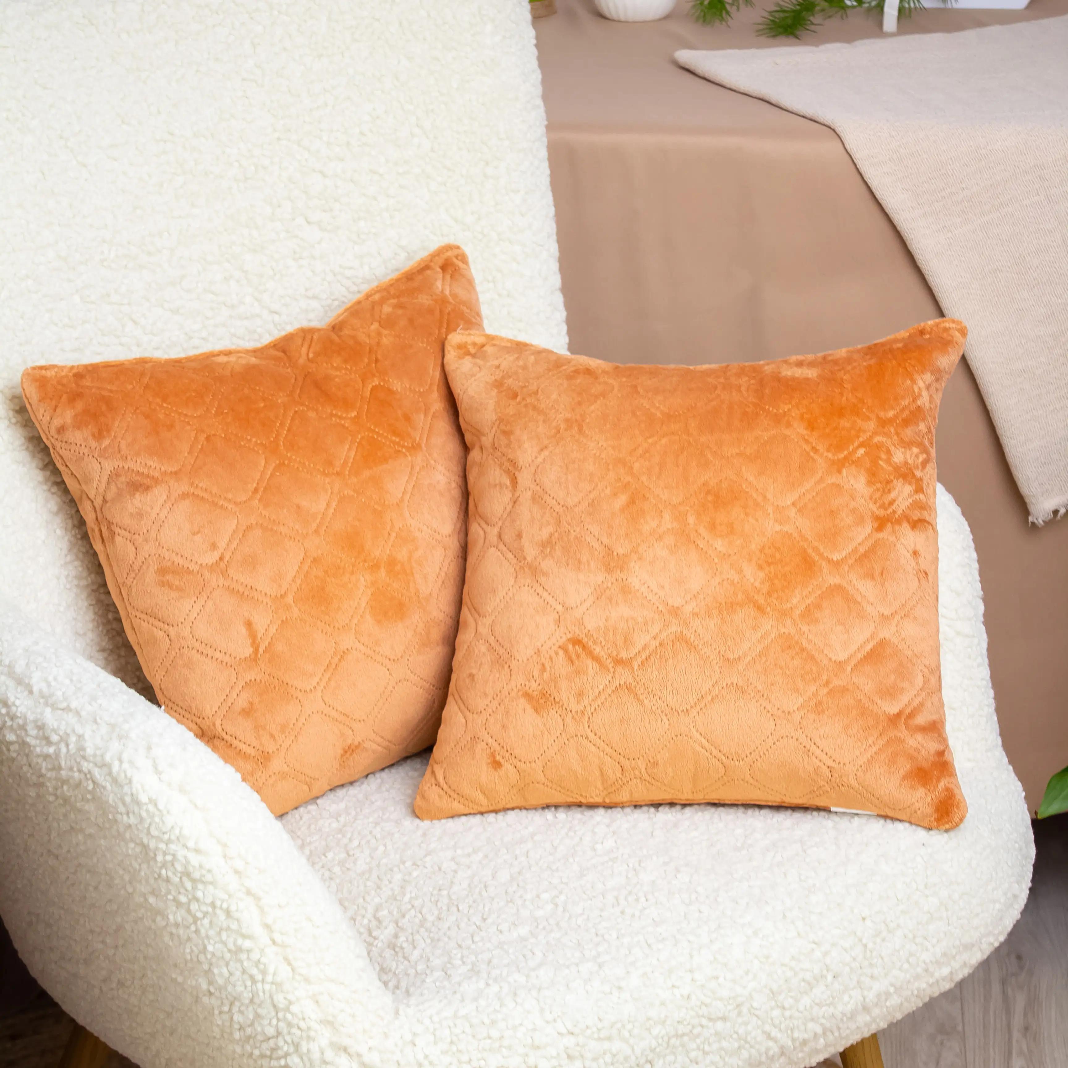 Подушка декоративная "VELURE" Темно-кофейный