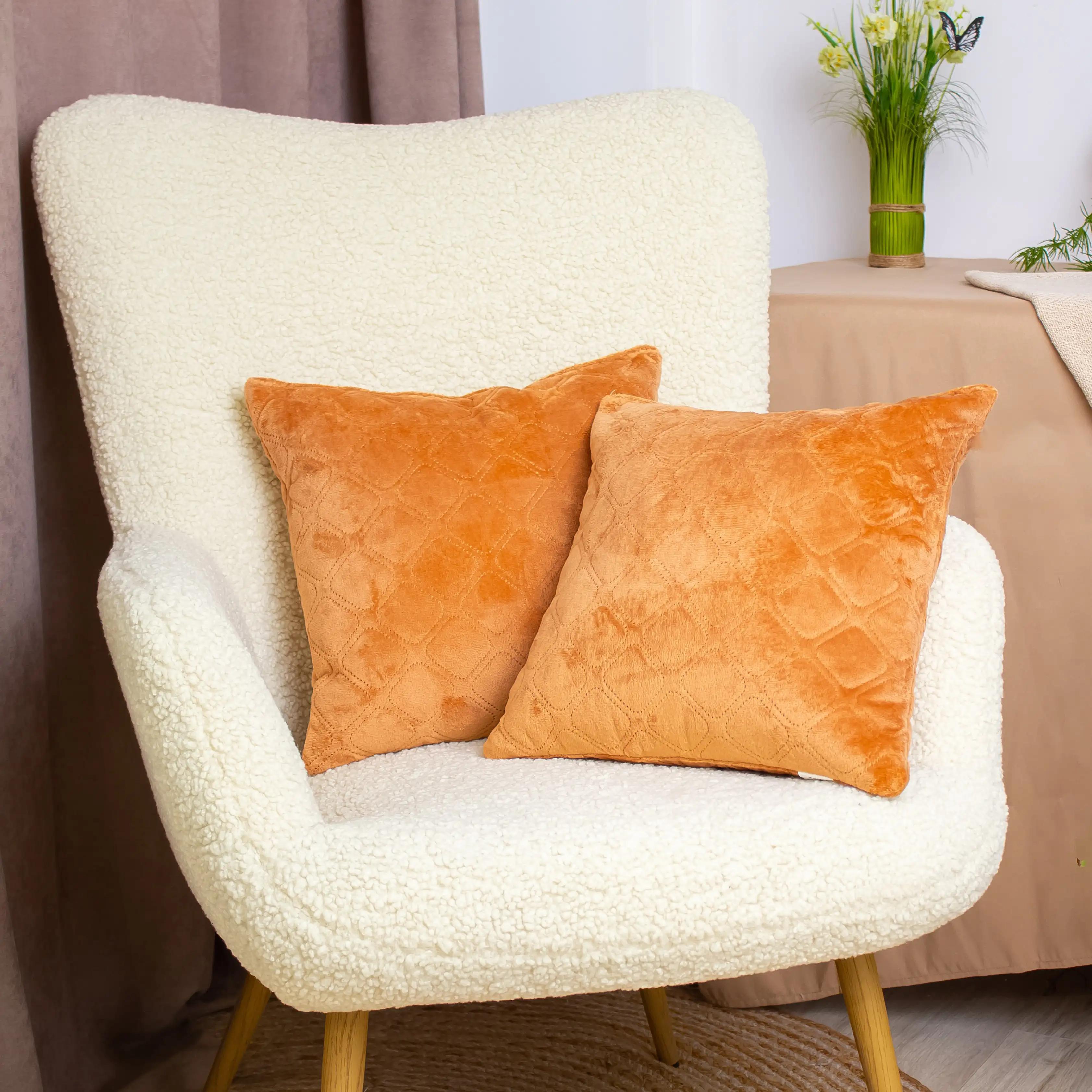 Подушка декоративна "VELURE" Темно-кофейний, 50x70 - Фото 3