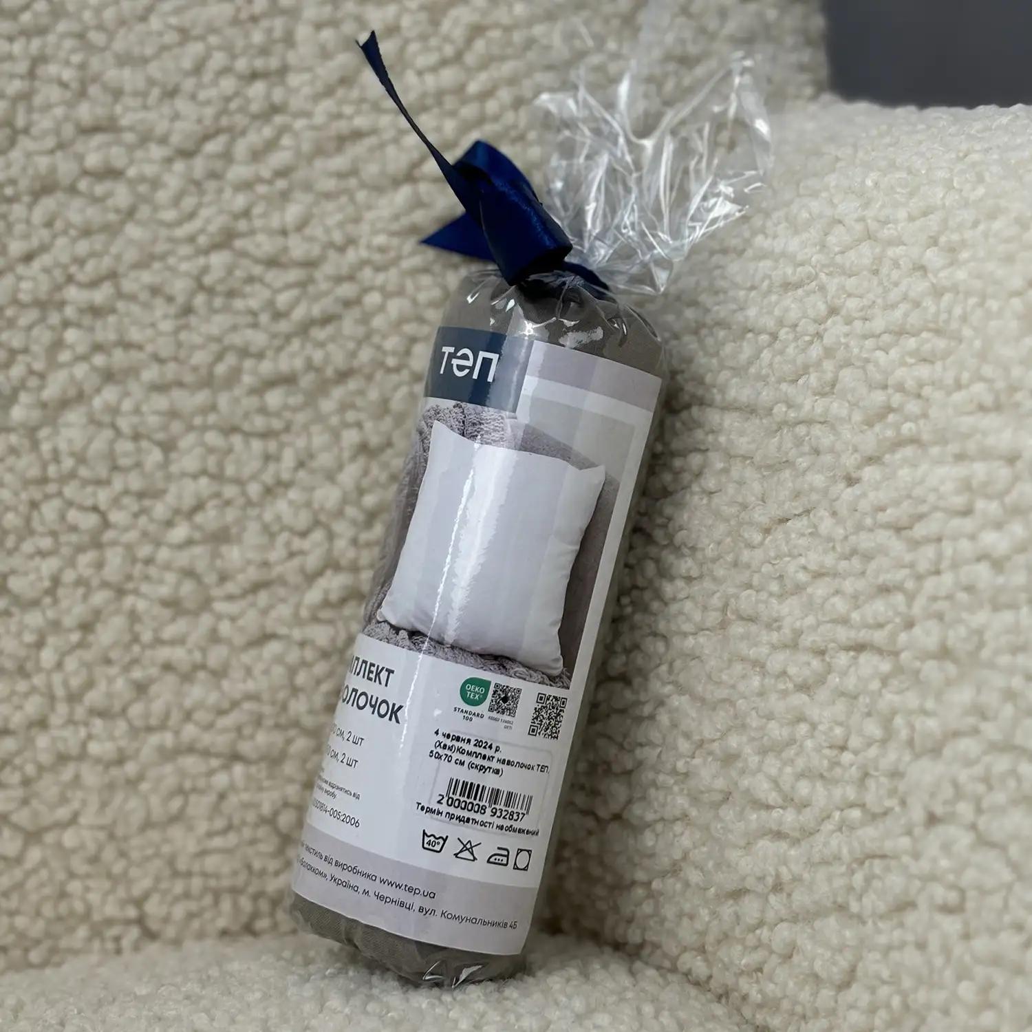 Pillowcases TEP twist Khaki, 50x70 - Photo 3