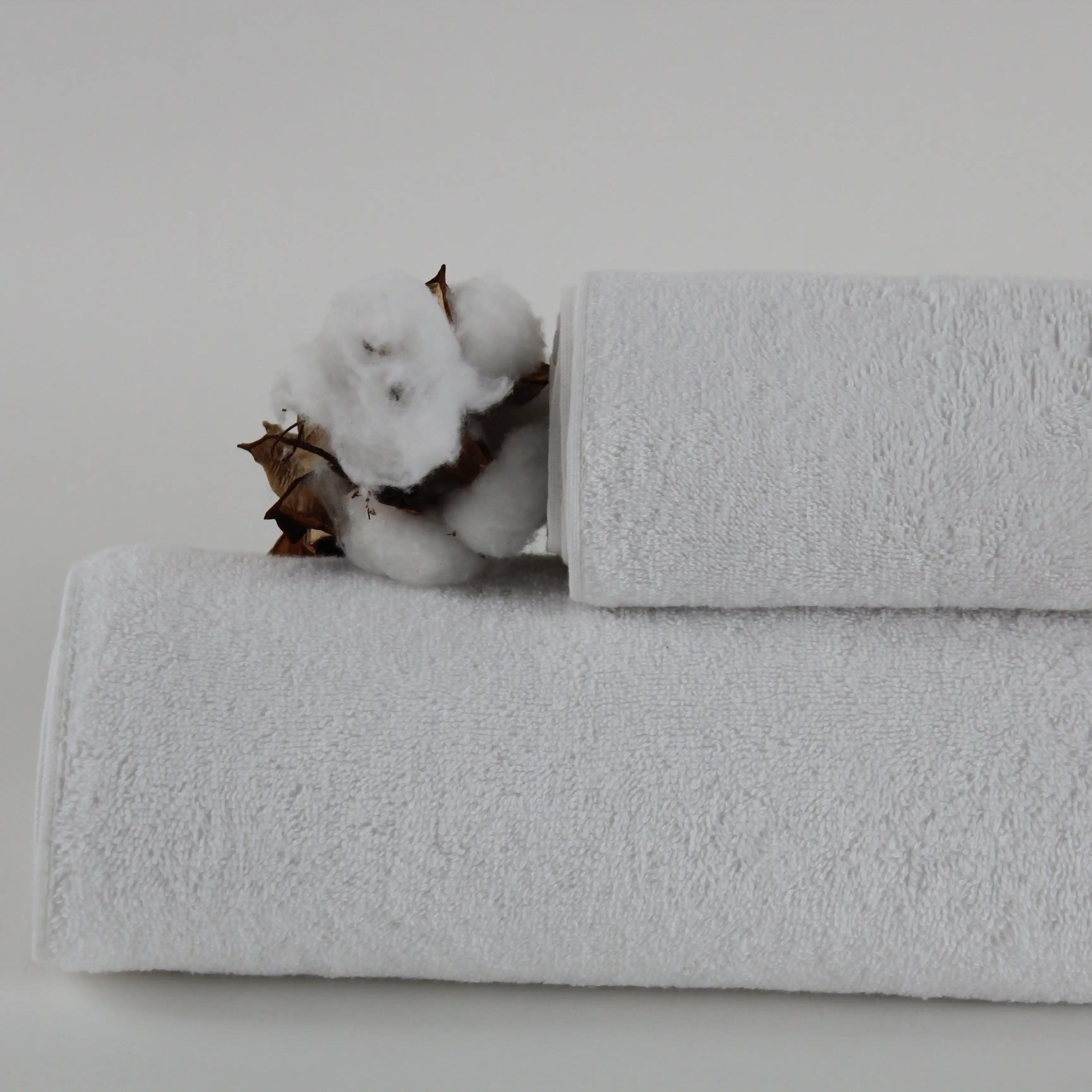 Рушник "Aurora" (450 г/м2) white HORECA, 50x90 - Фото 2