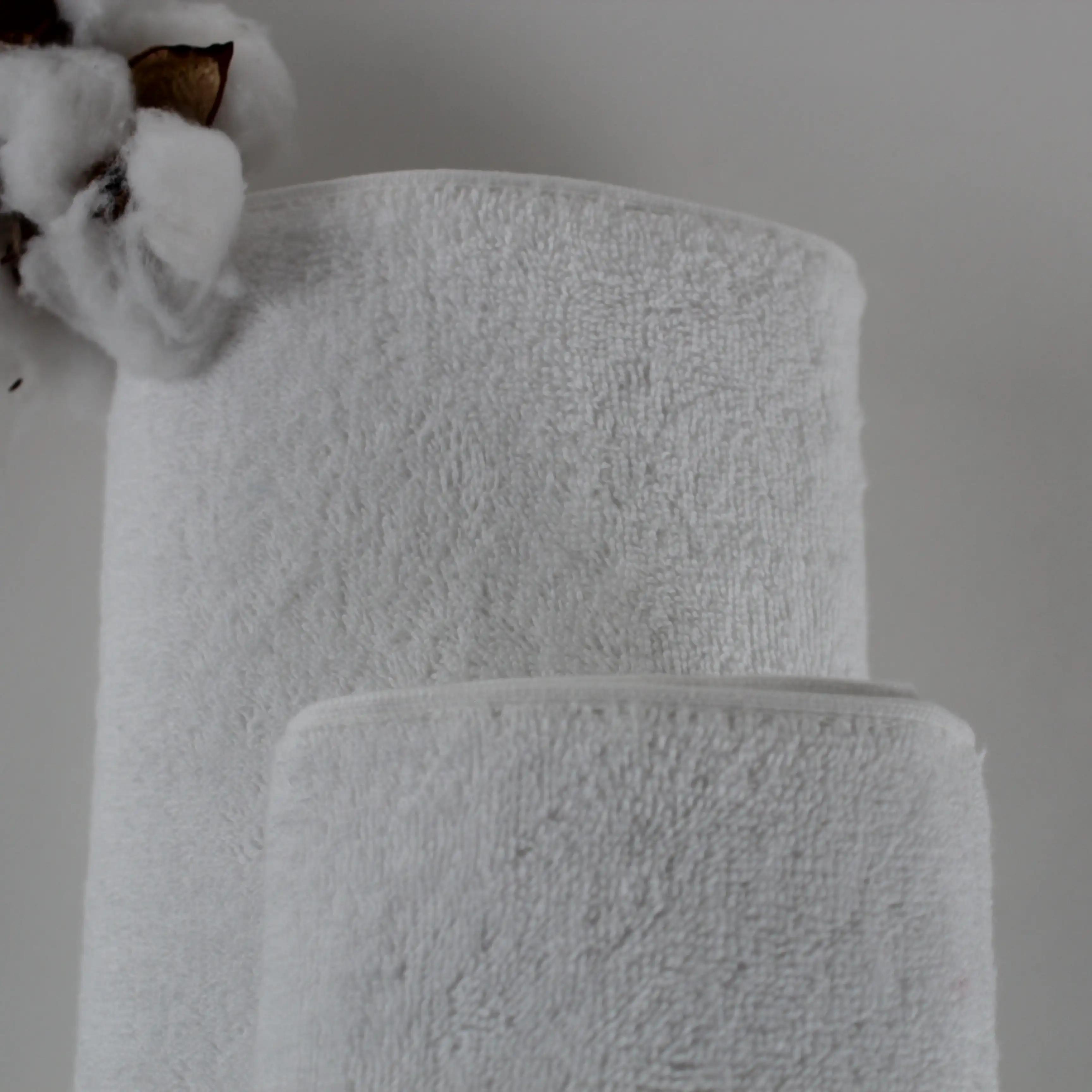 Рушник "Aurora" (450 г/м2) white HORECA, 50x90 - Фото 4