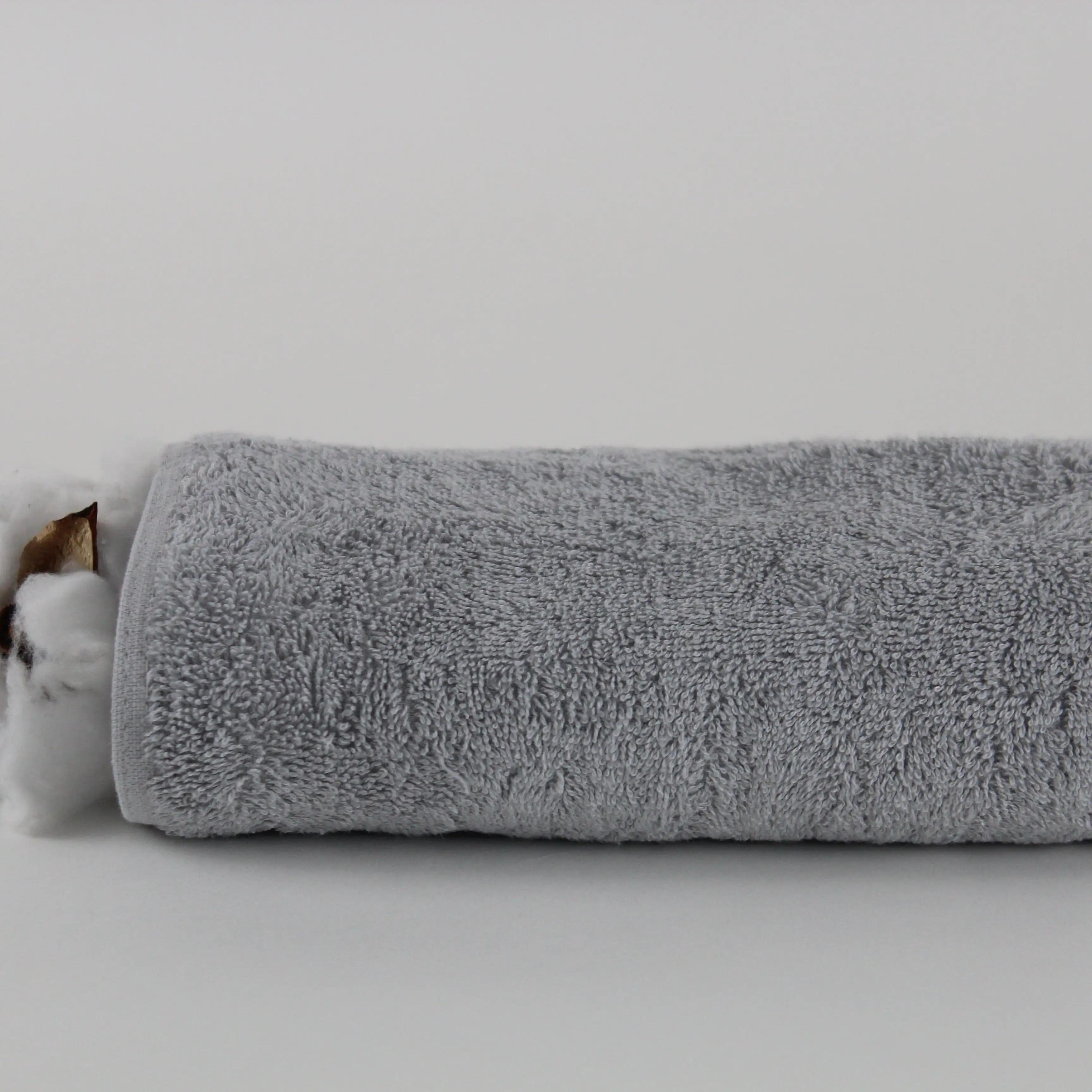 Полотенце "Aurora" (450 г/м2) Light grey, 50x90 - Фото 2