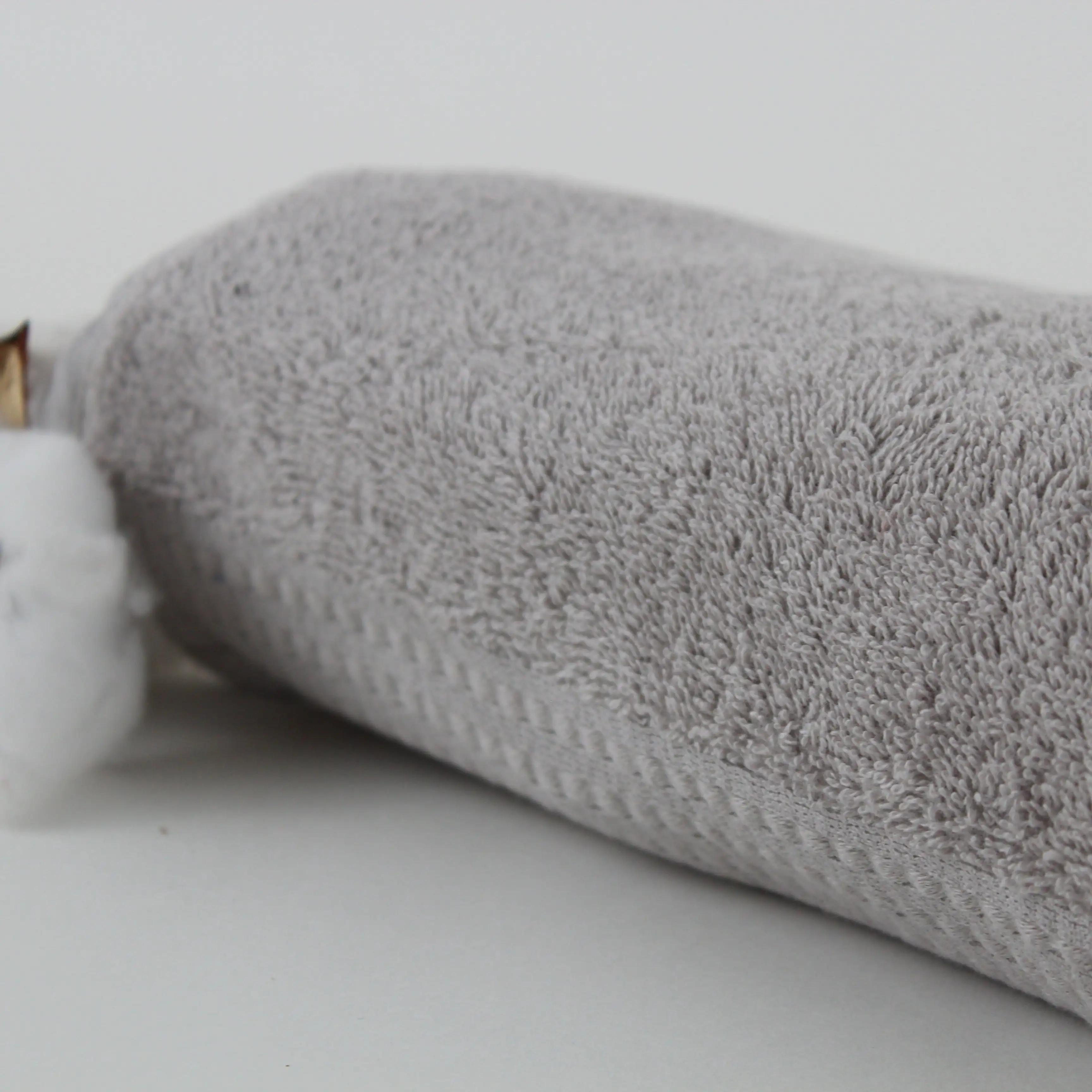 Полотенце "Aurora" (450 г/м2) Light grey, 50x90 - Фото 5