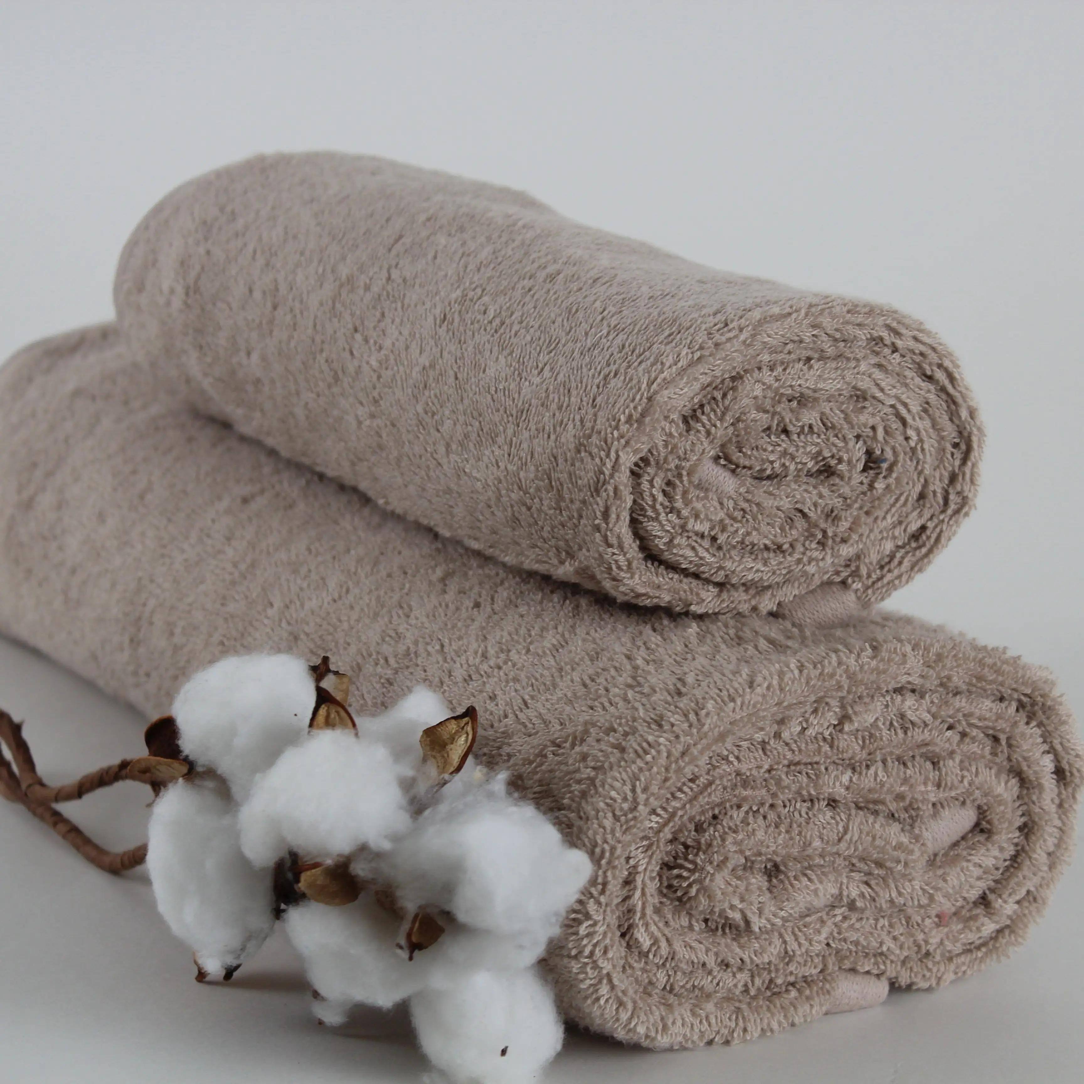 Рушник "Aurora" (450 г/м2) Latte, 50x90 - Фото 5