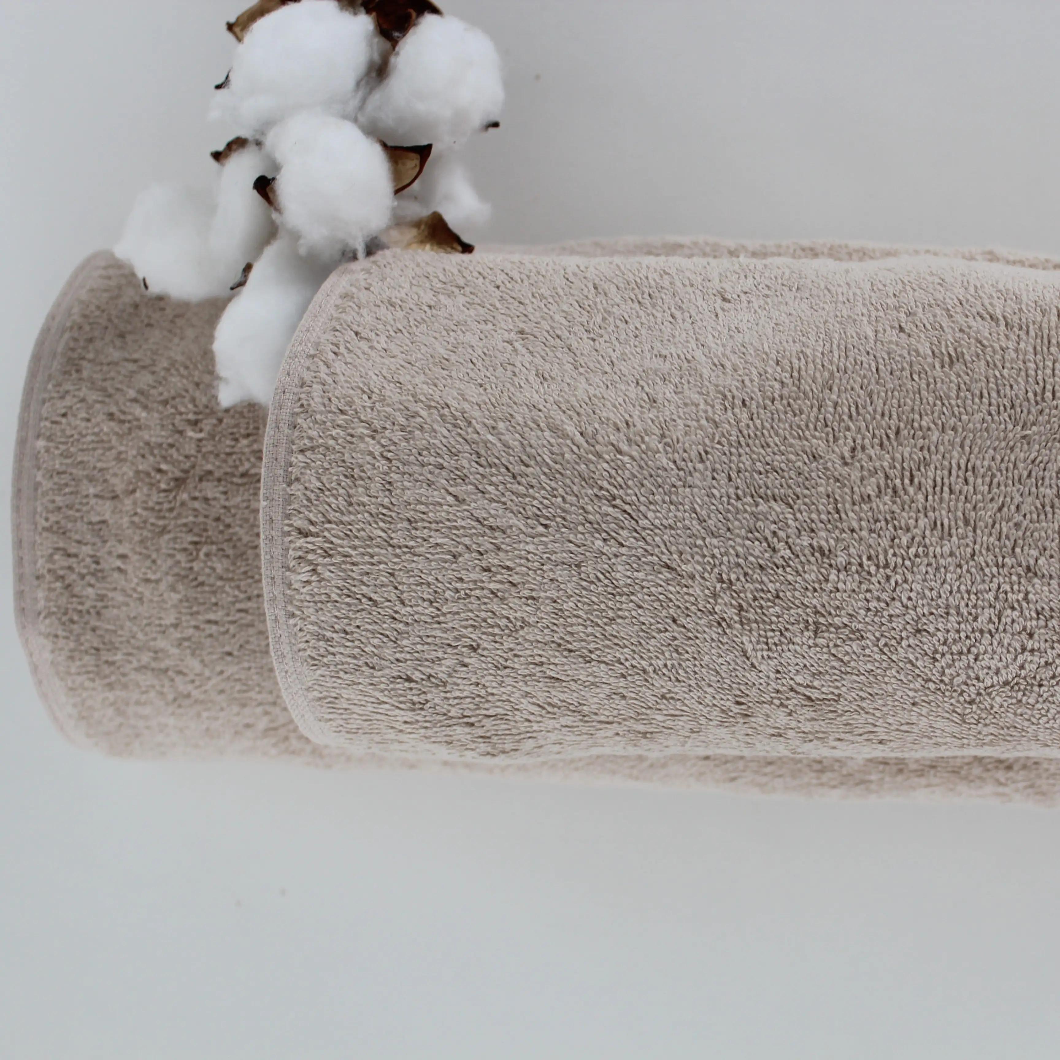 Рушник "Aurora" (450 г/м2) Latte, 50x90 - Фото 4