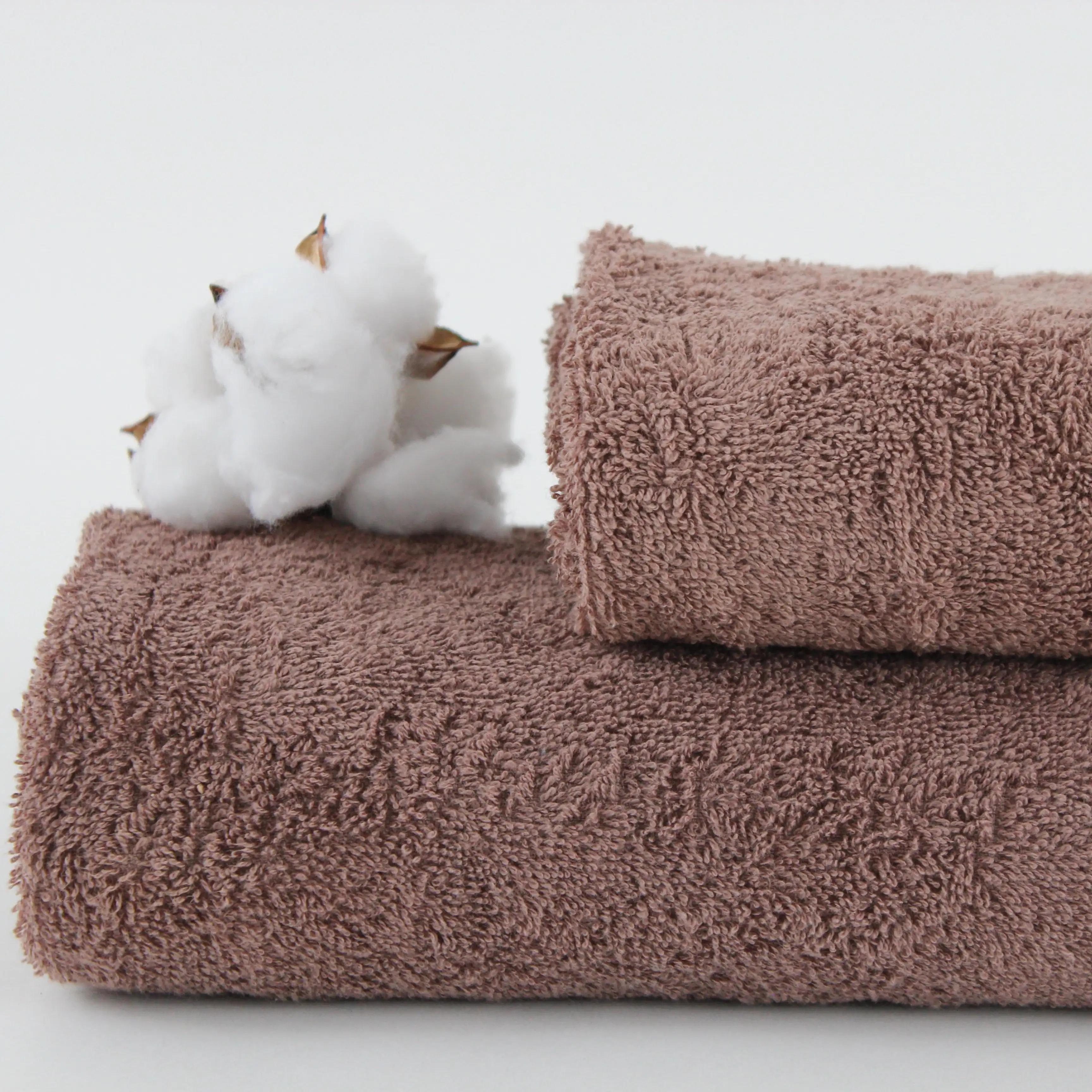 Towel “Aurora” (450 g/m2) Milk chocolate, 70x140 - Photo 2