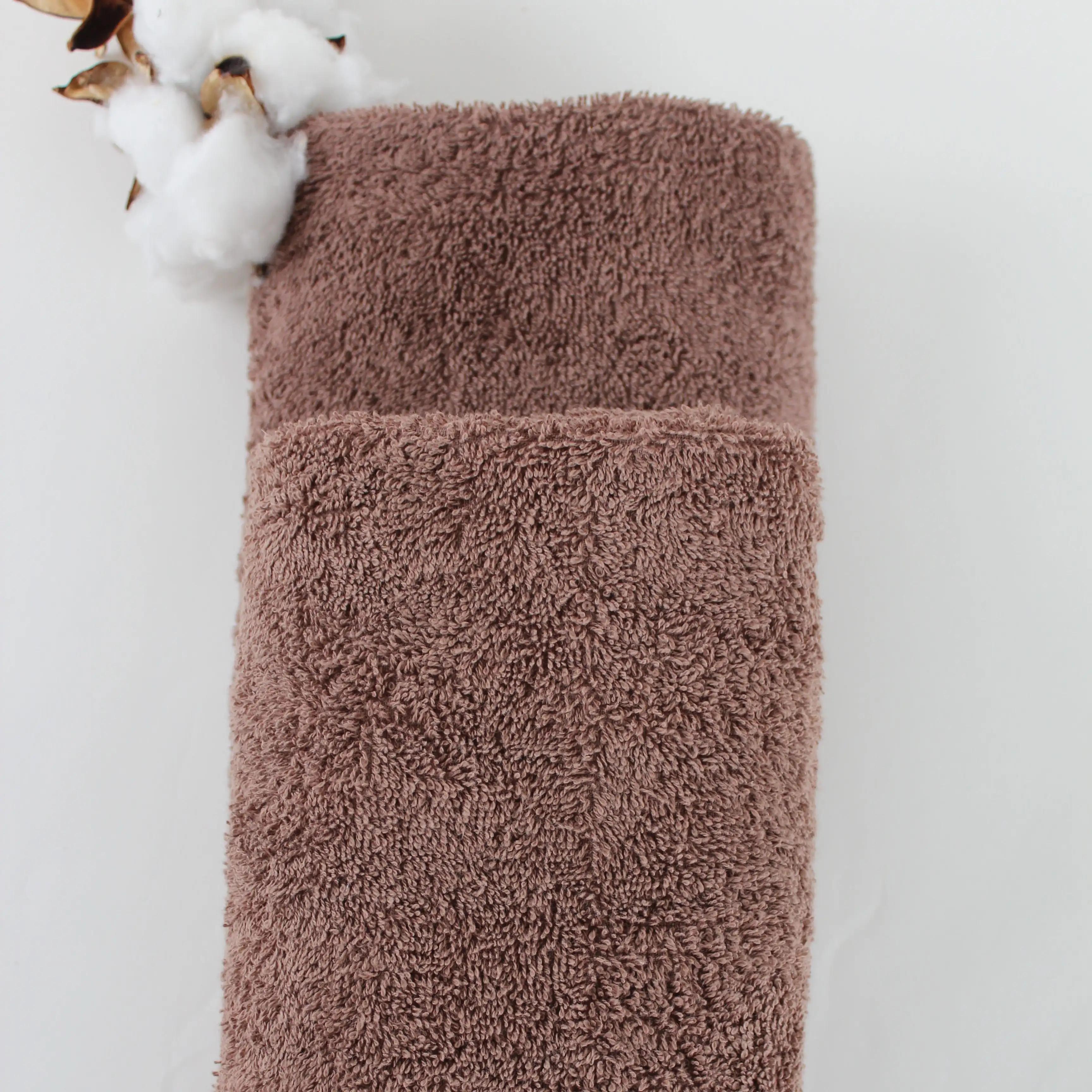 Towel “Aurora” (450 g/m2) Milk chocolate, 70x140 - Photo 3