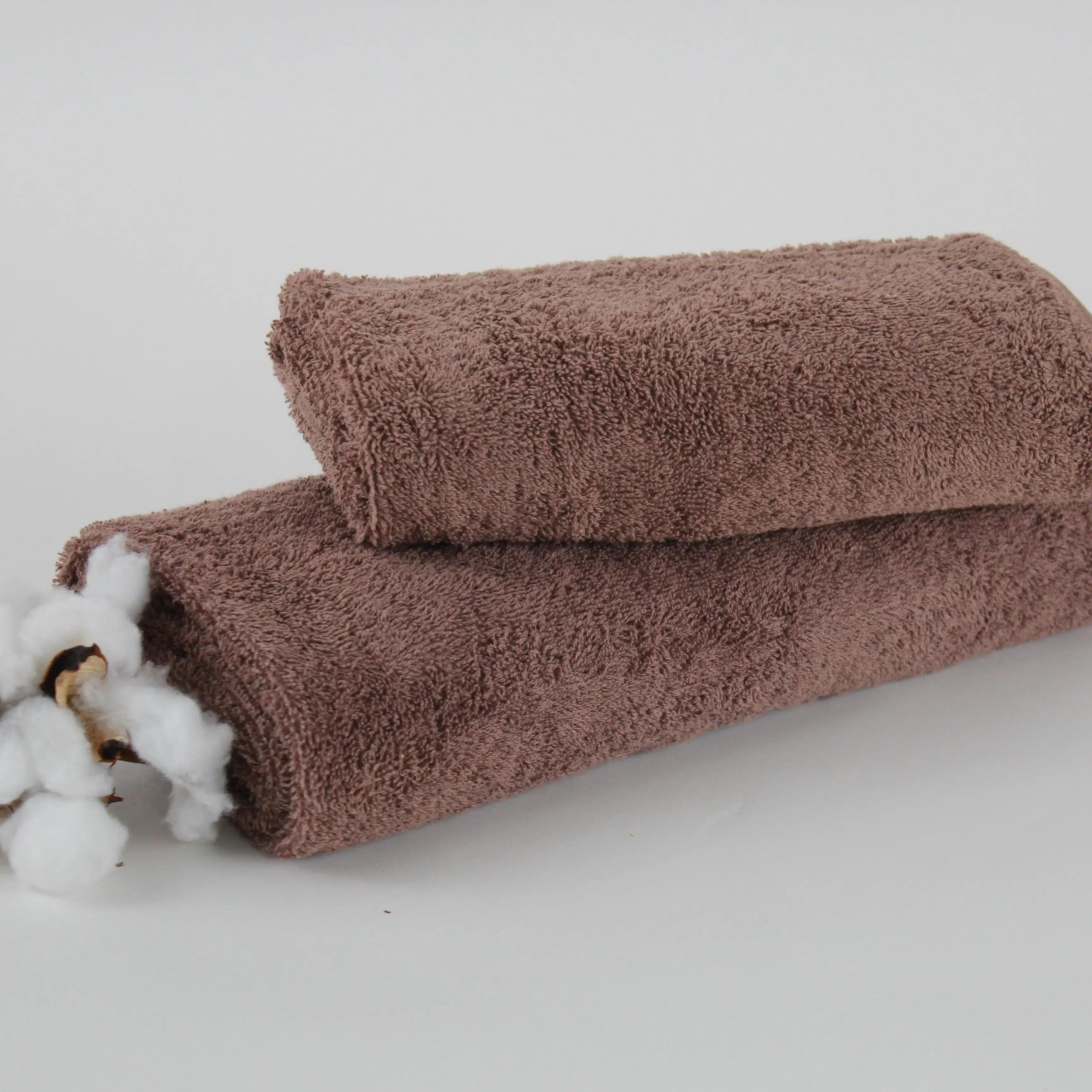 Towel “Aurora” (450 g/m2) Milk chocolate, 70x140 - Photo 4