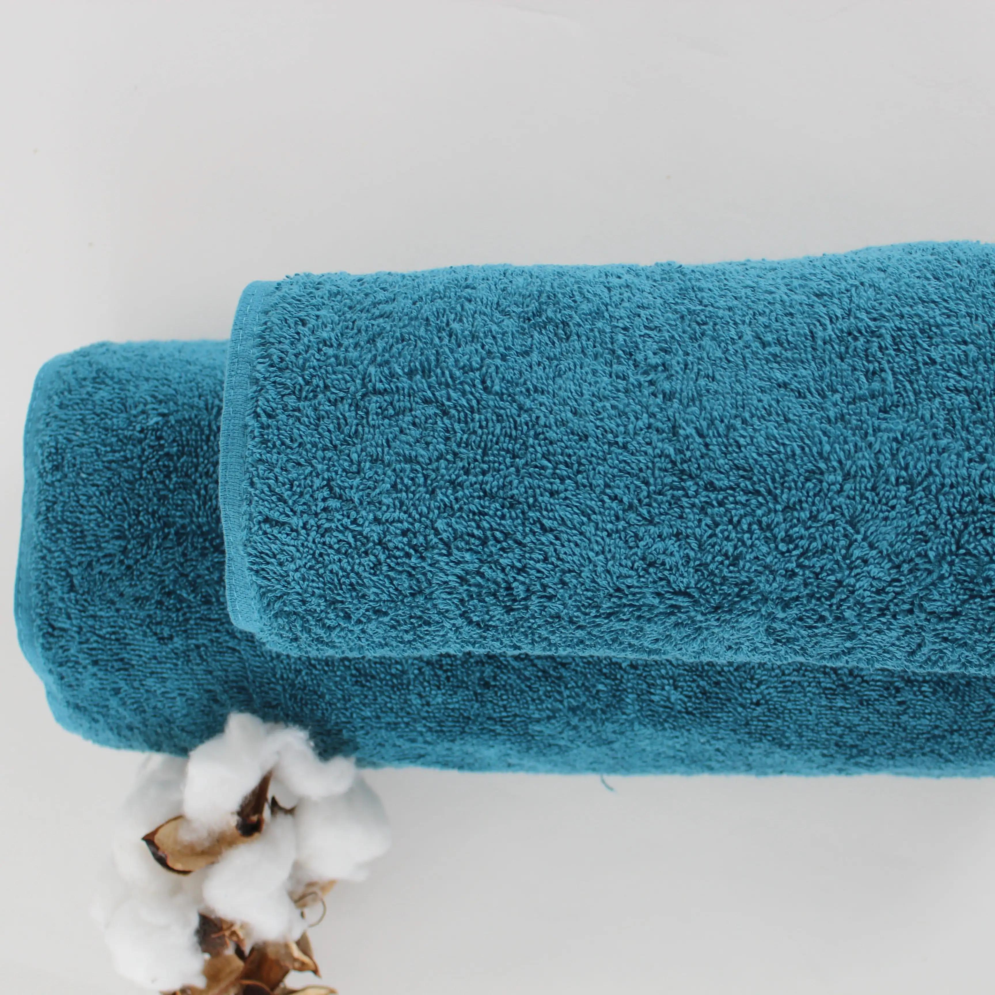 Полотенце "Aurora" (450 г/м2) Aqua, 70x140 - Фото 3