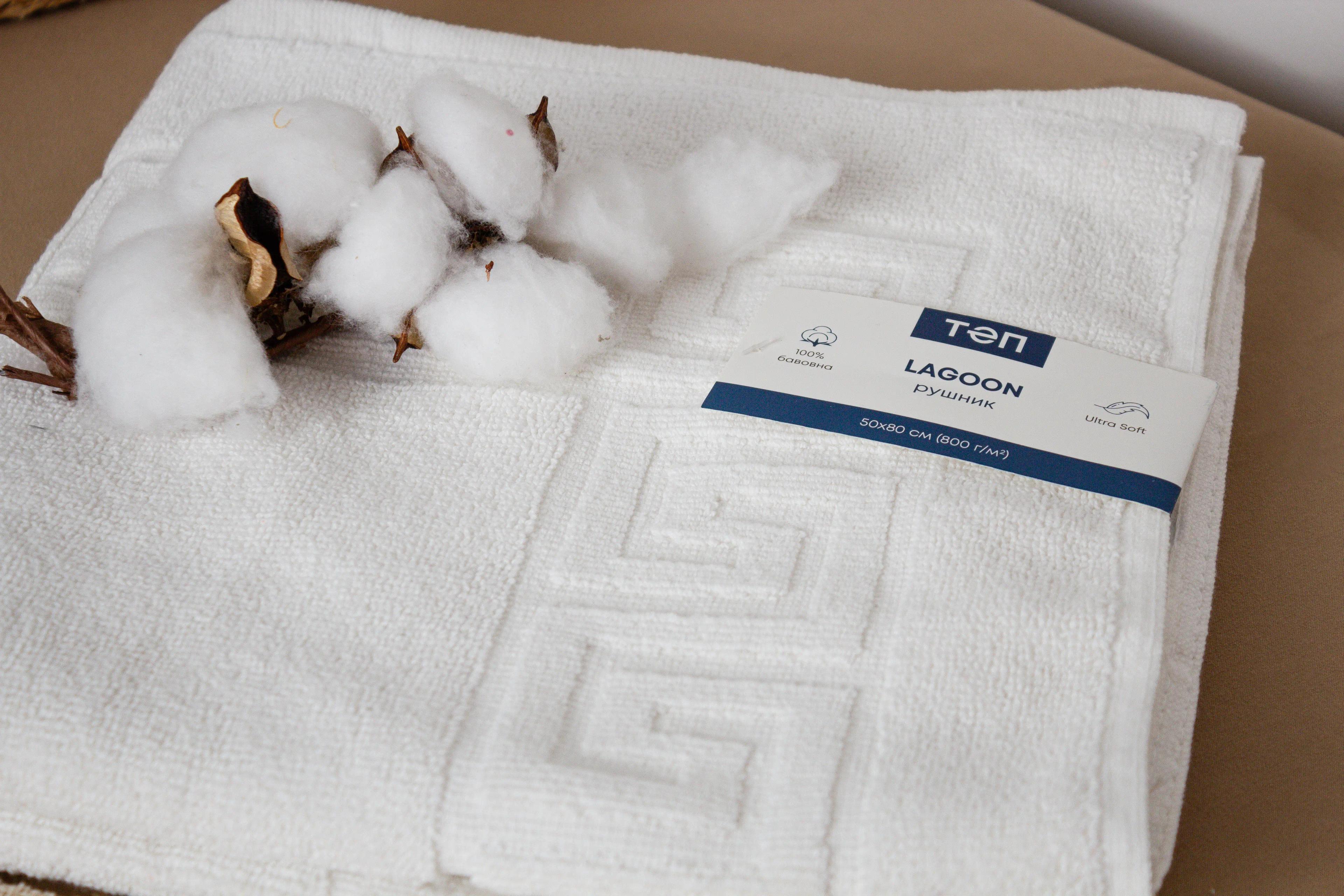 Полотенце "Lagoon" (800 г/м2) White, 50x90 - Фото 5