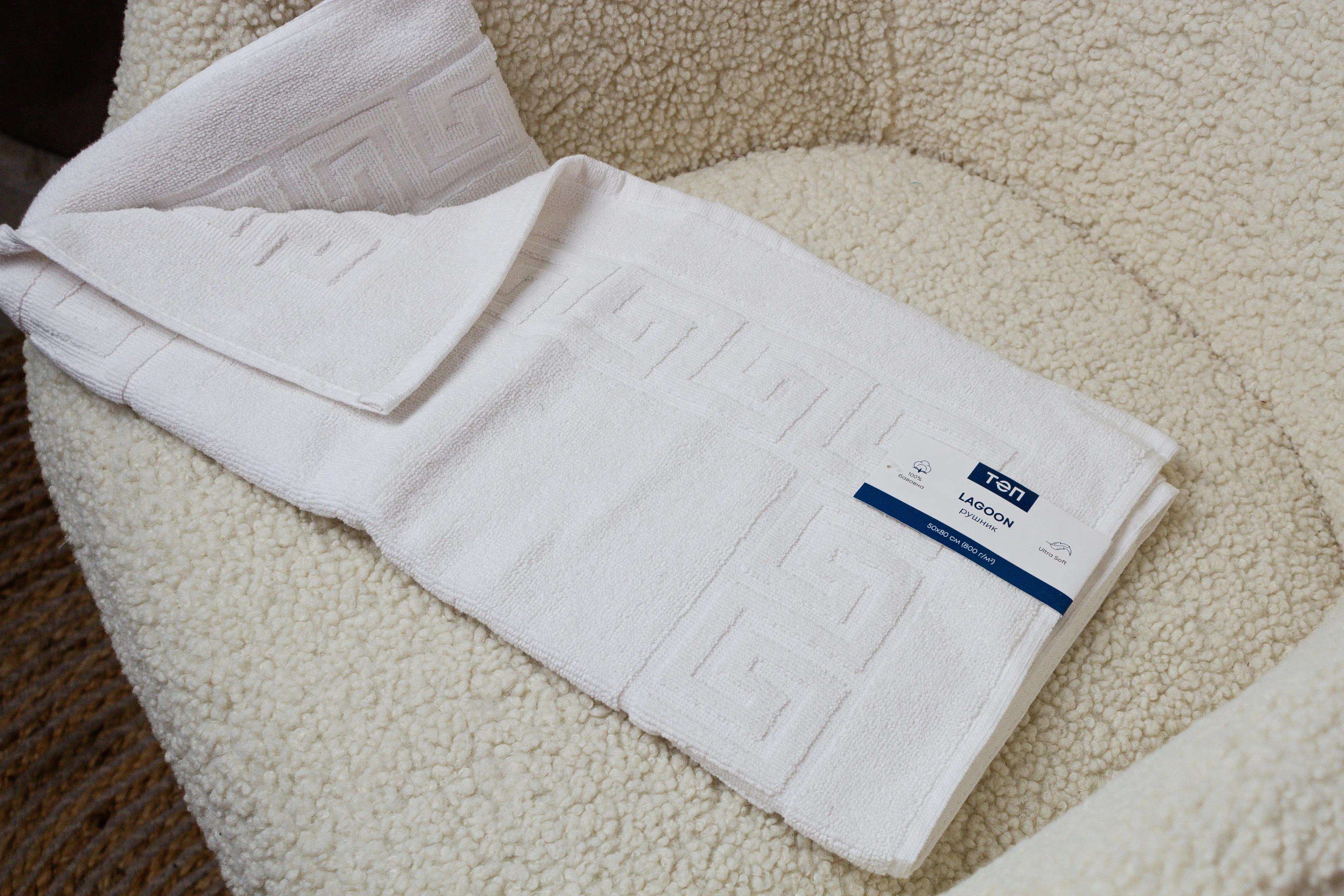 Полотенце "Lagoon" (800 г/м2) White, 50x90 - Фото 6