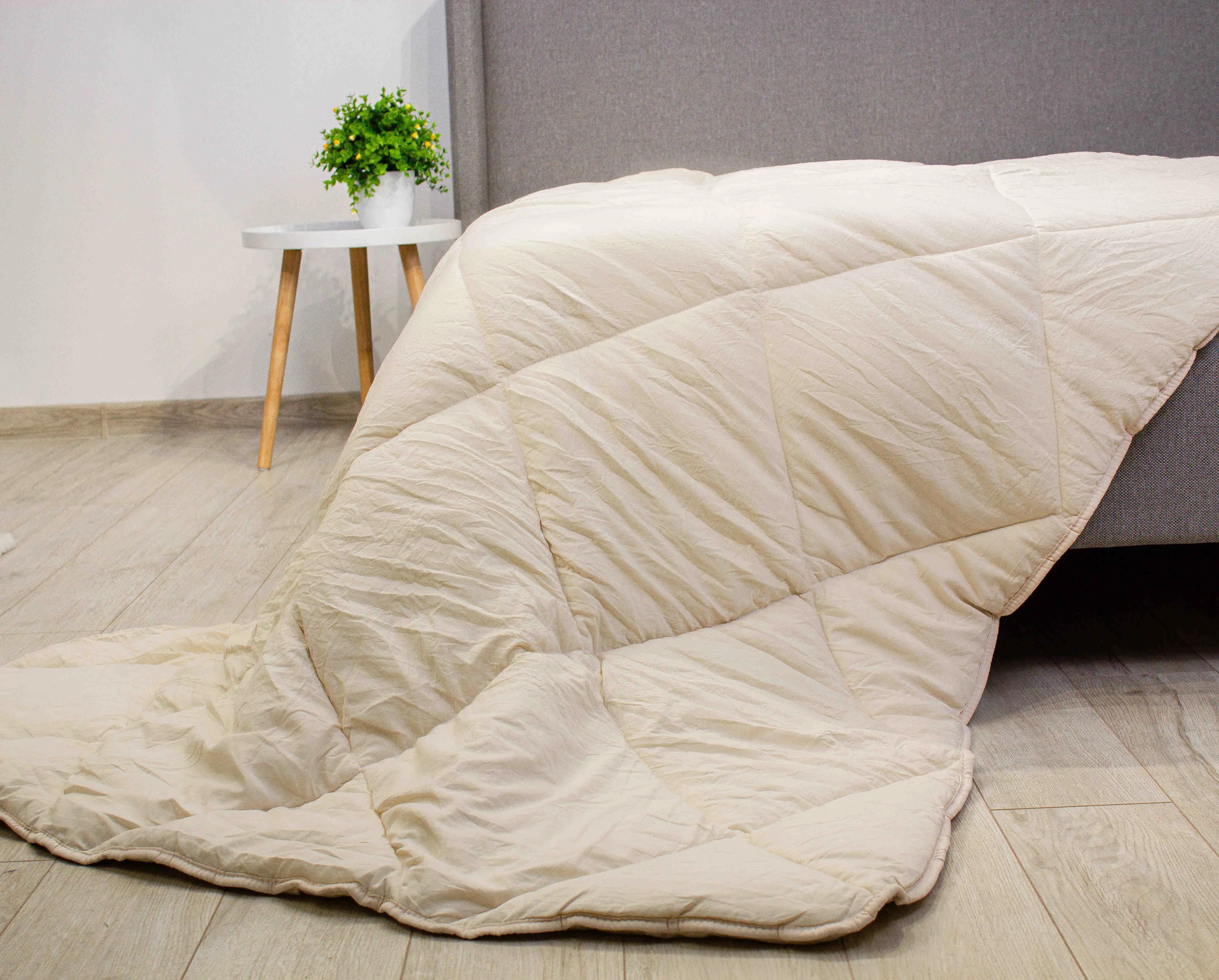 Ковдра "WASHED COTTON" Бежевий класика, 140x200 - Фото 3