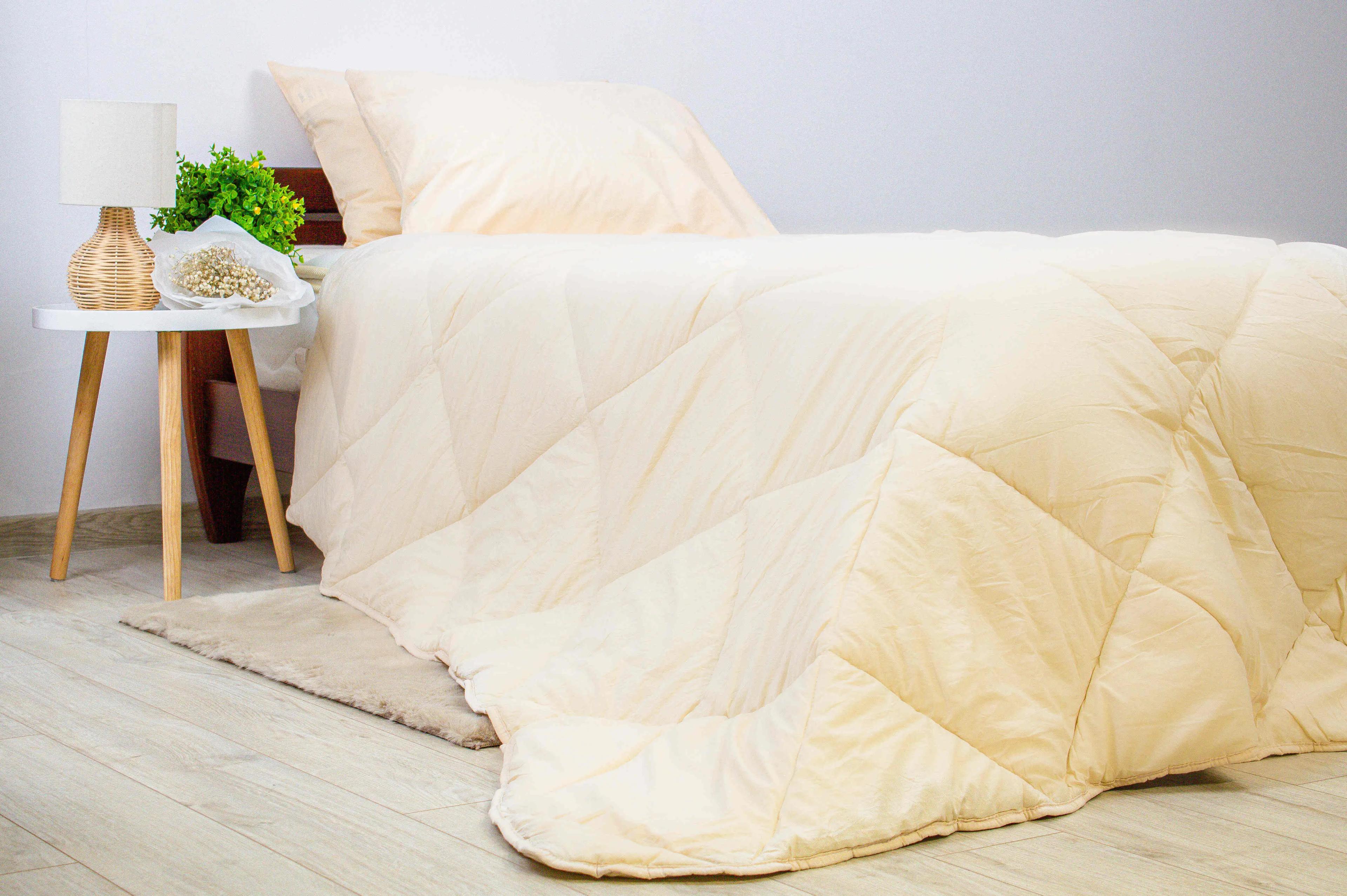 Ковдра "WASHED COTTON" Бежевий класика, 140x200 - Фото 4