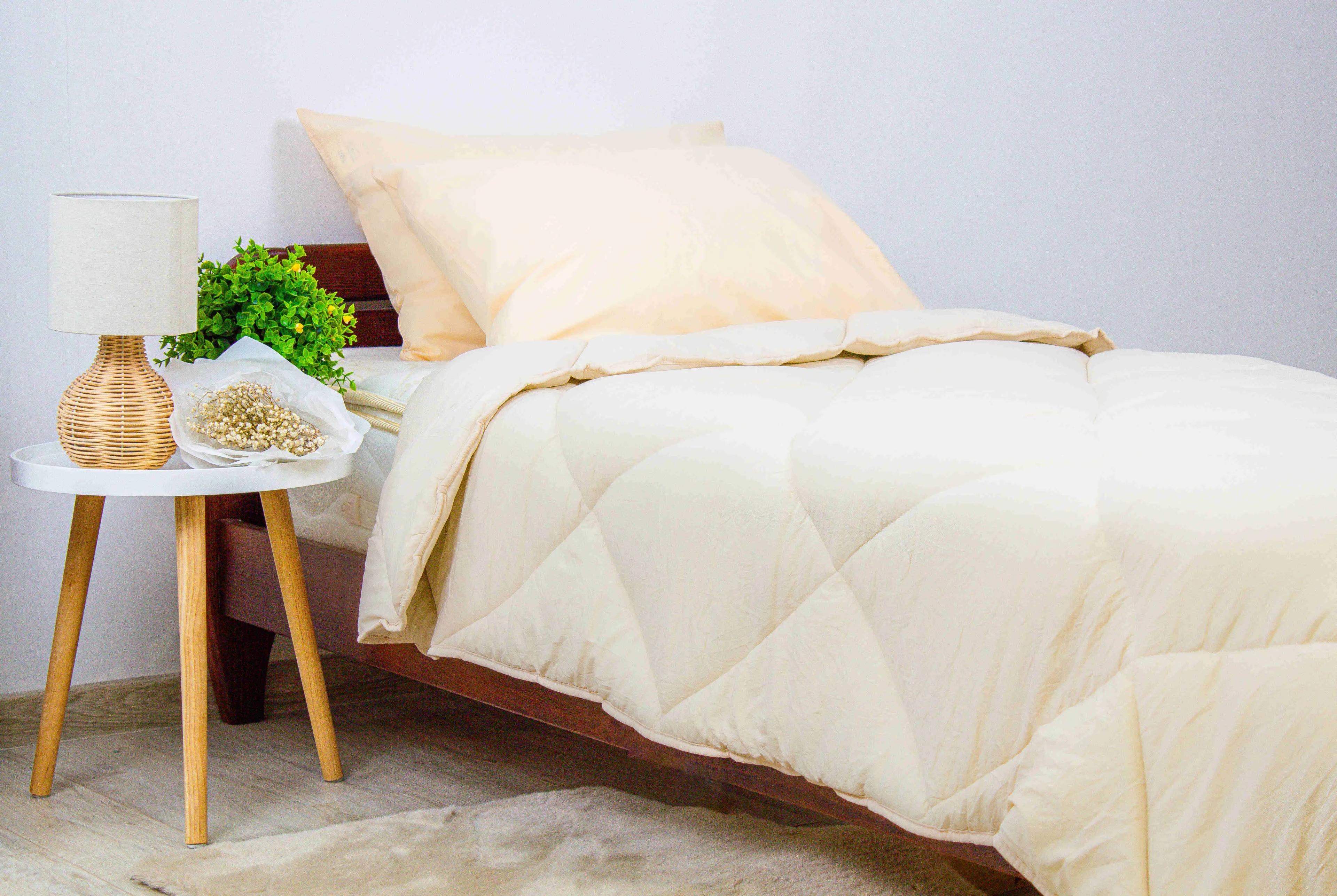 Ковдра "WASHED COTTON" Бежевий класика, 140x200 - Фото 5