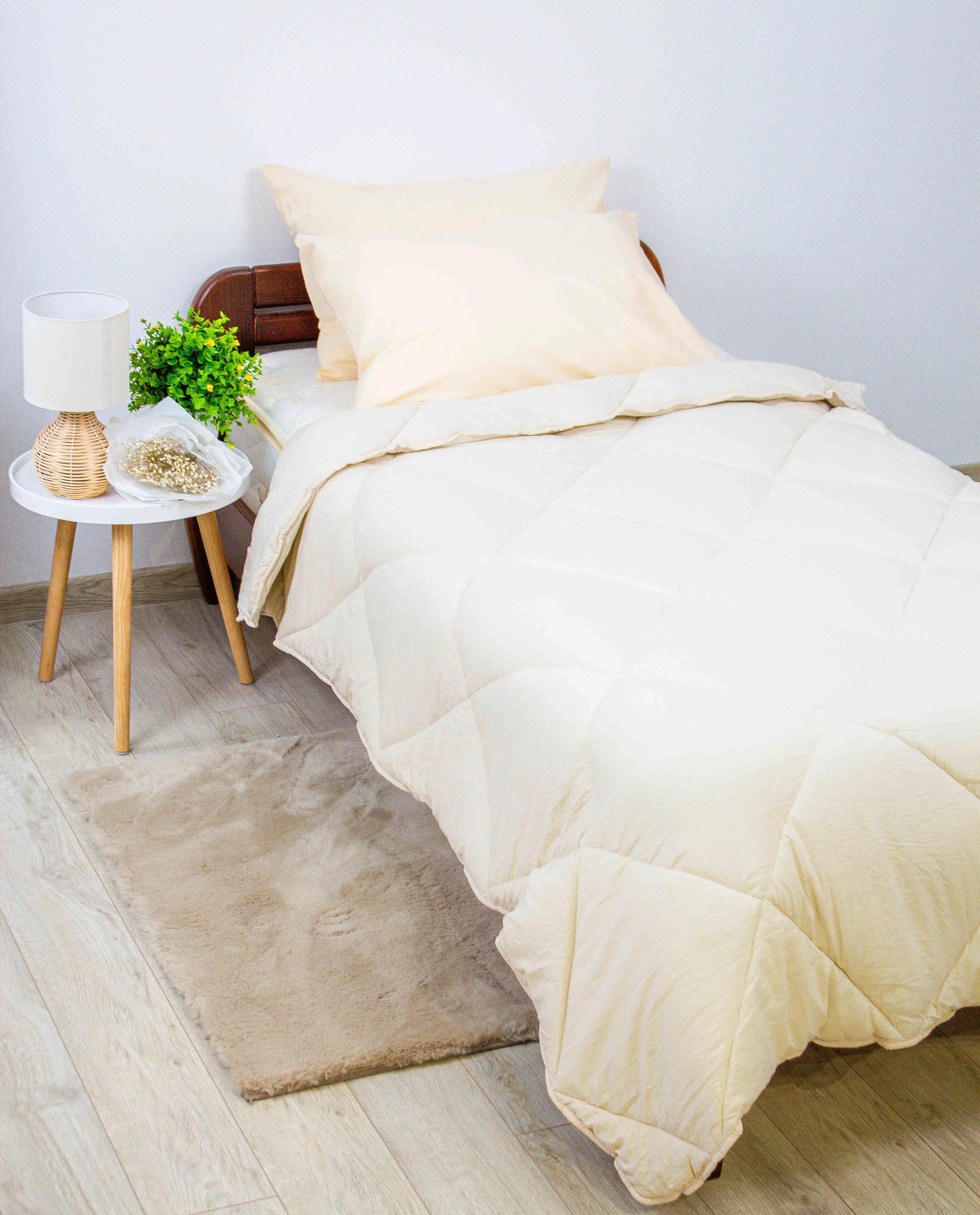 Ковдра "WASHED COTTON" Бежевий класика, 140x200 - Фото 6