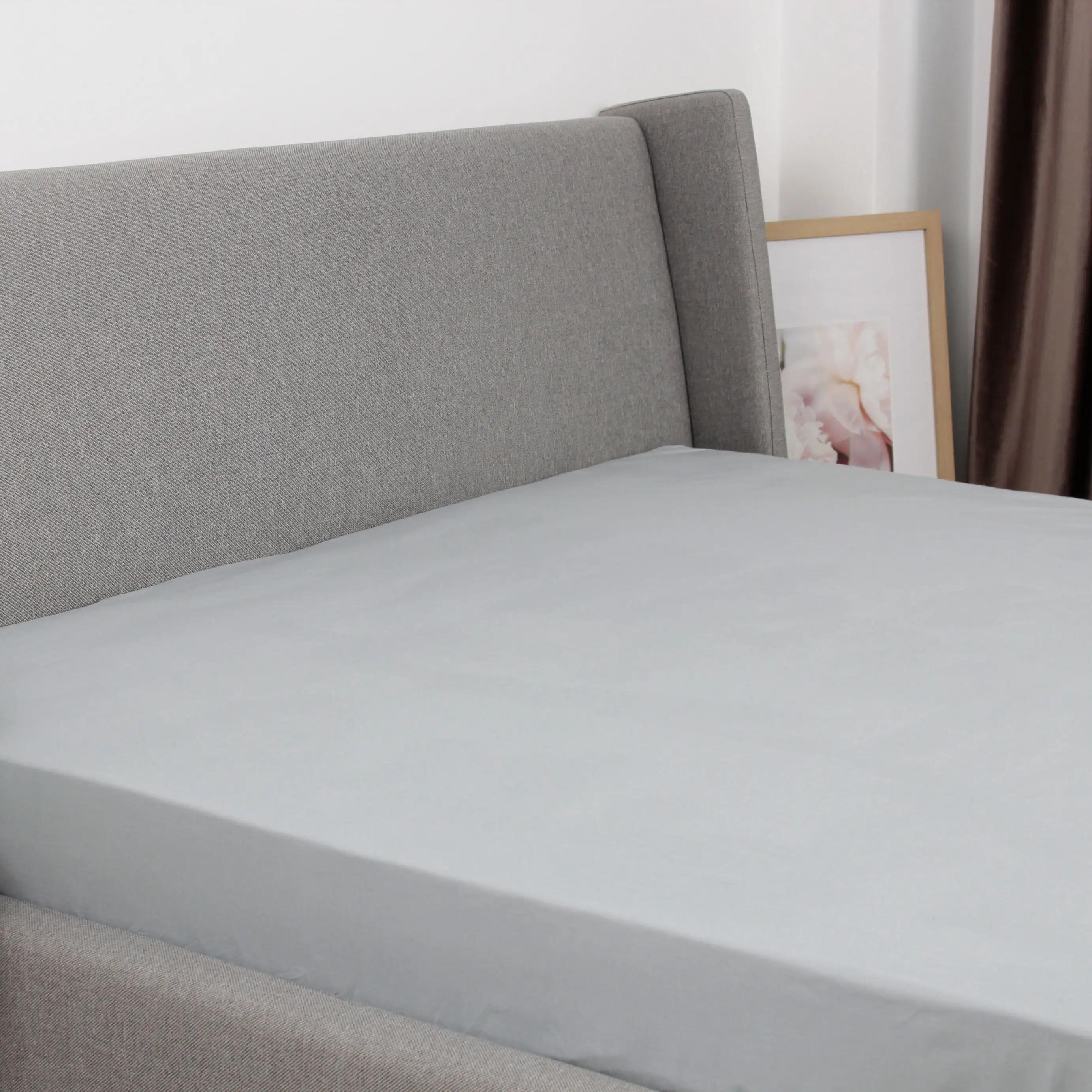 Простынь "ВДОХНОВЕНИЕ" с резинкой Серый, 90x200 - Фото 3