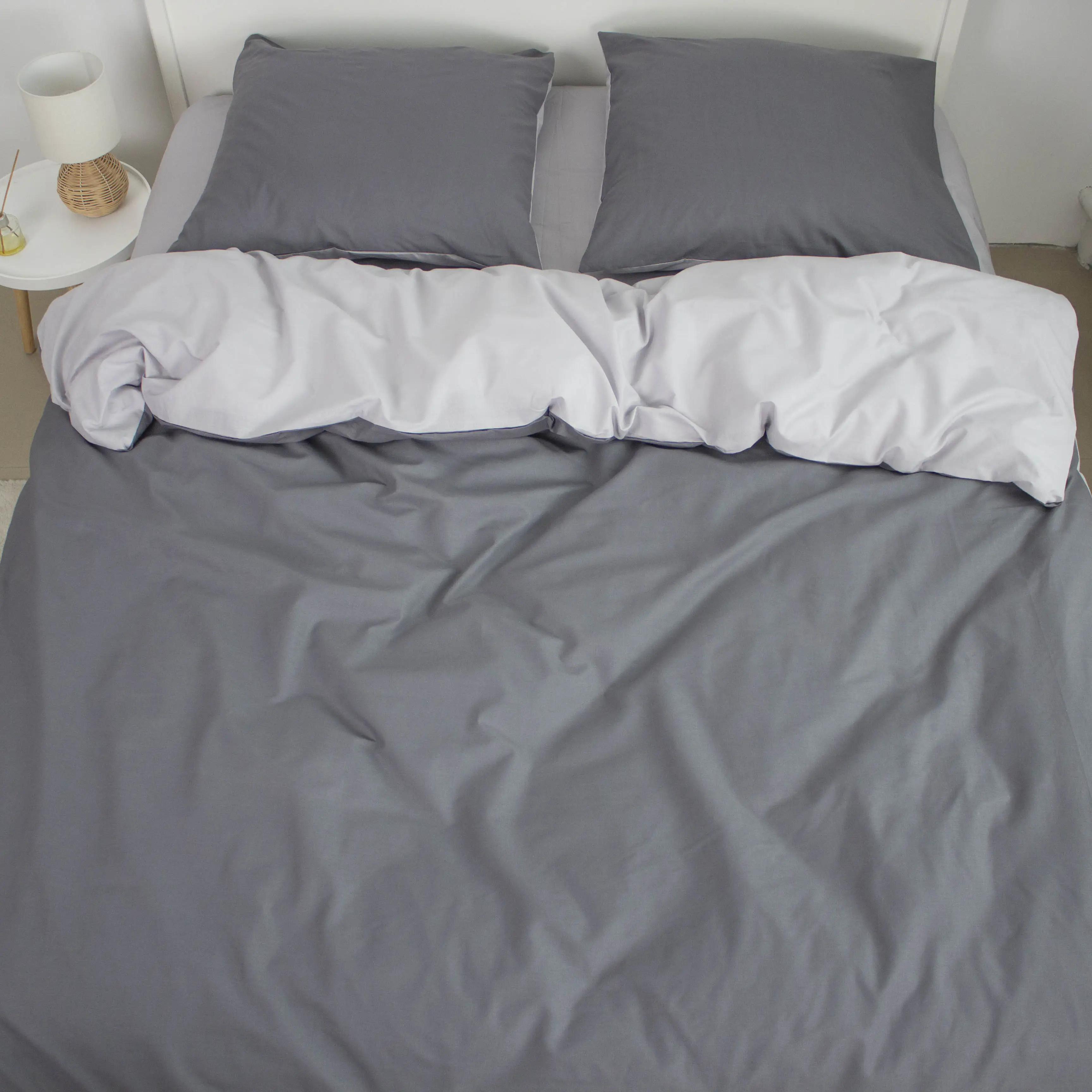 Комплект постельного белья ТЕП "Happy Sleep" Dark Gray, семейное - Фото 5