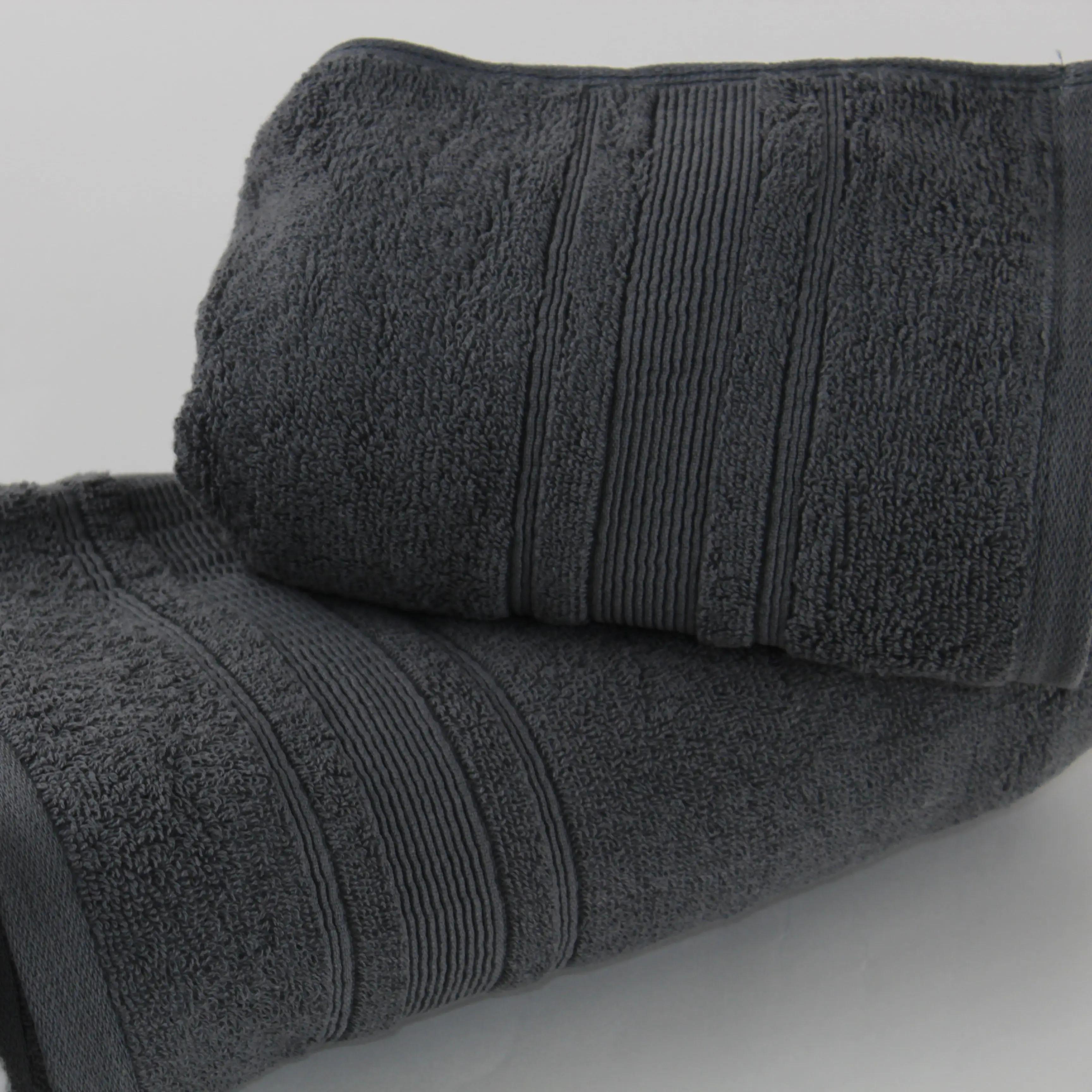 Полотенце "Fancy" Dark grey, 70x140 - Фото 4