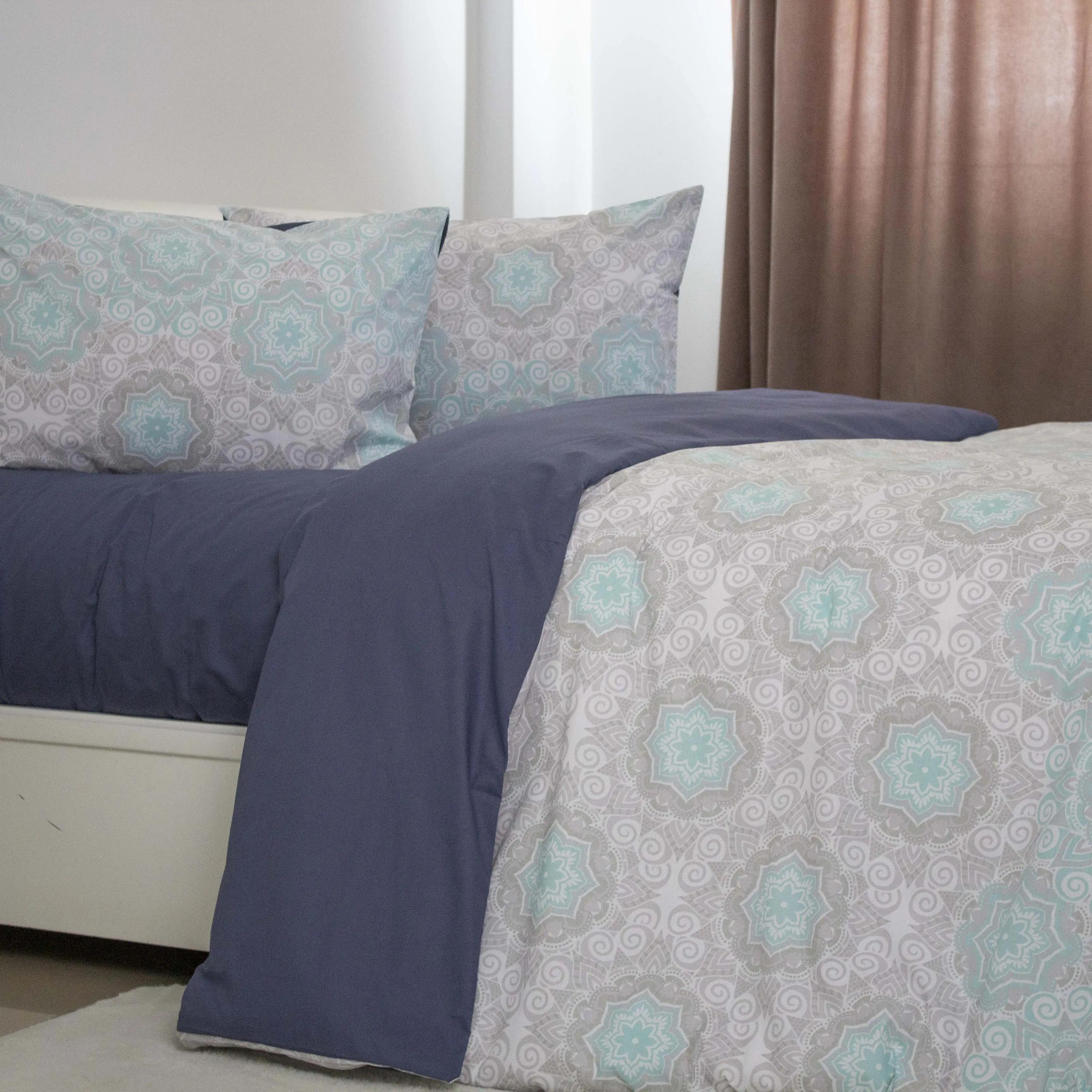 Bed Linen Set ТЕП "Happy Sleep" Blue Ash, one and a half - Photo 3