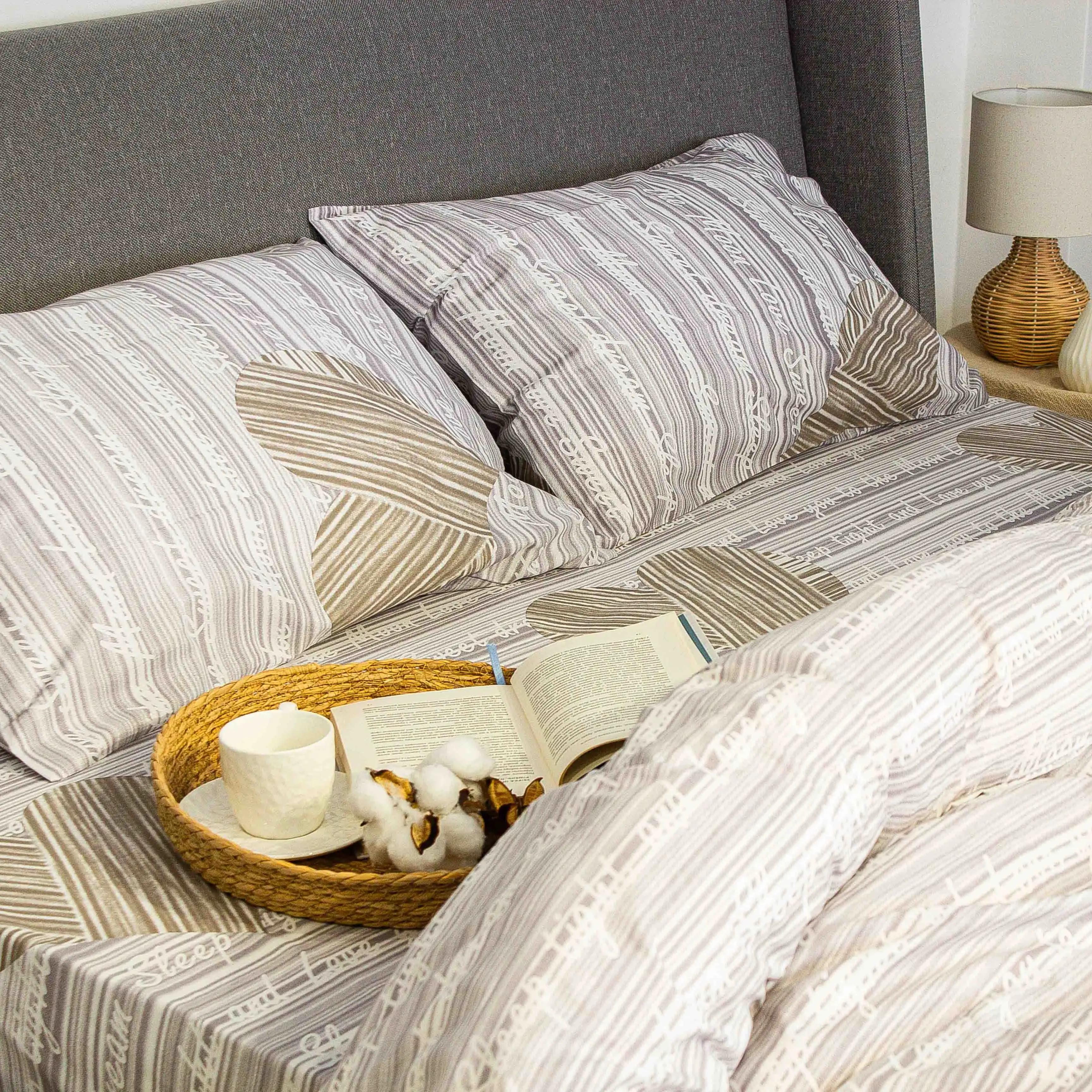 Bed Linen Set ТЕП «Happy Sleep» Pastel Love, one and a half - Photo 2