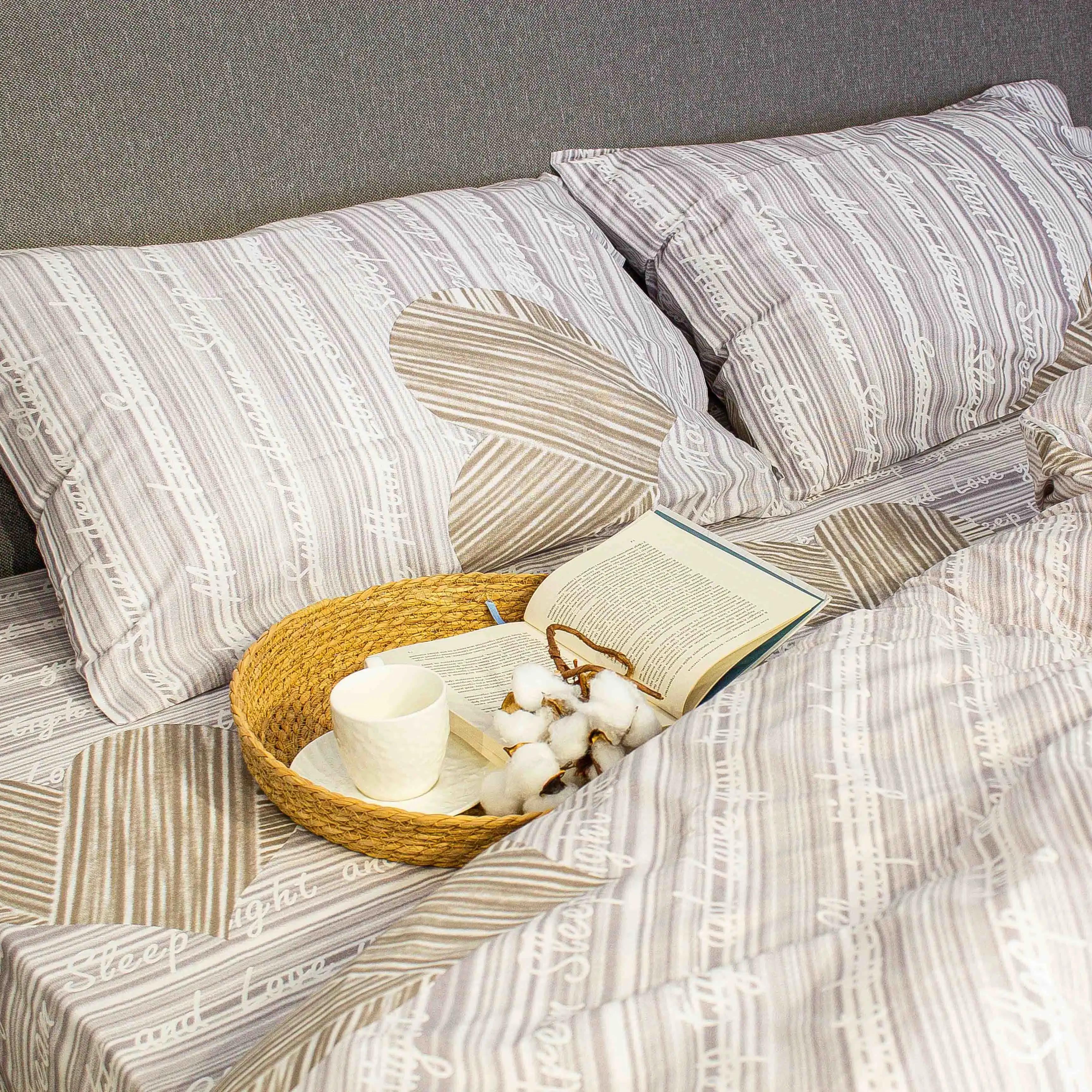 Bed Linen Set ТЕП «Happy Sleep» Pastel Love, one and a half - Photo 5