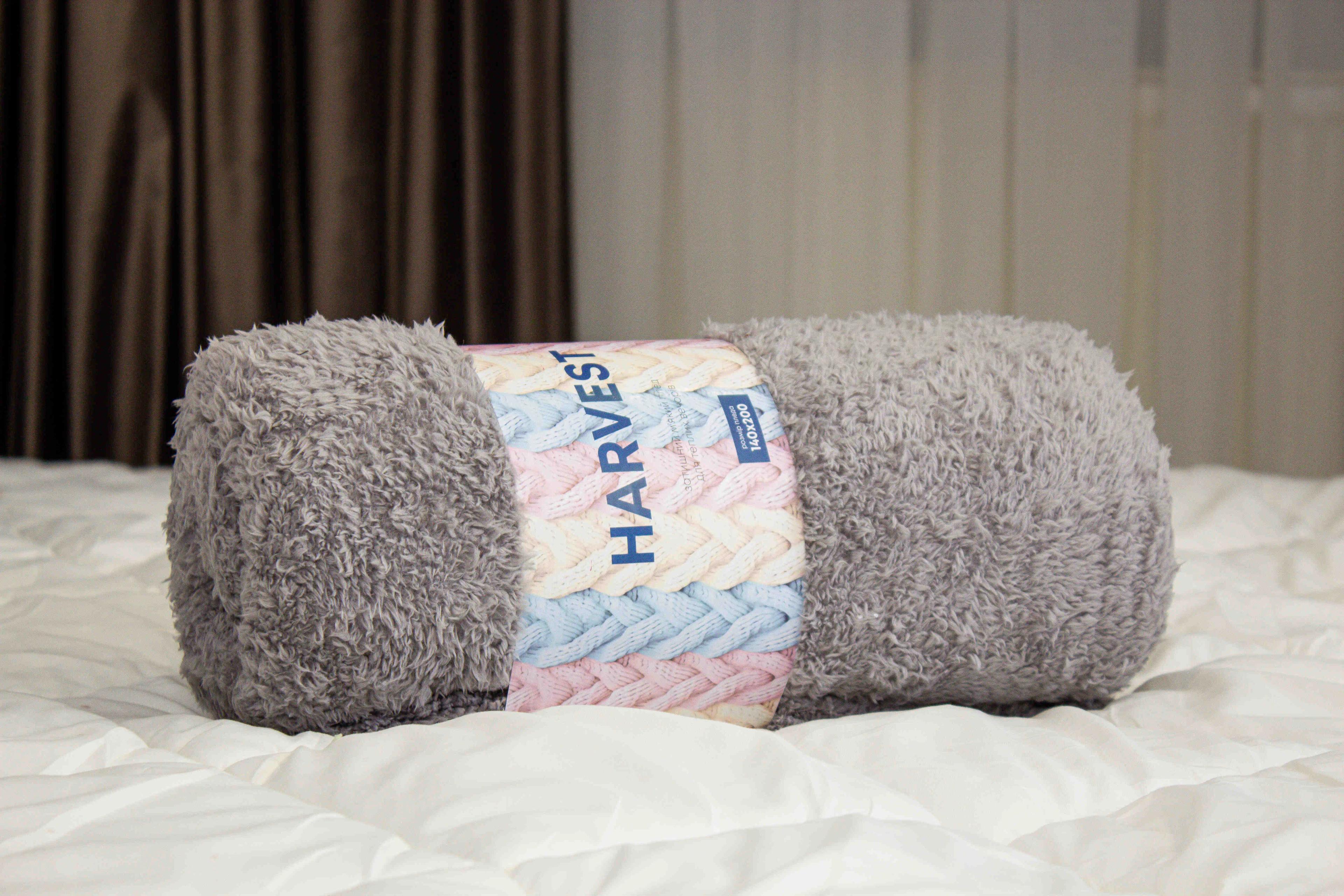 Плед "HARVEST" Grey, 140x200 - Фото 2