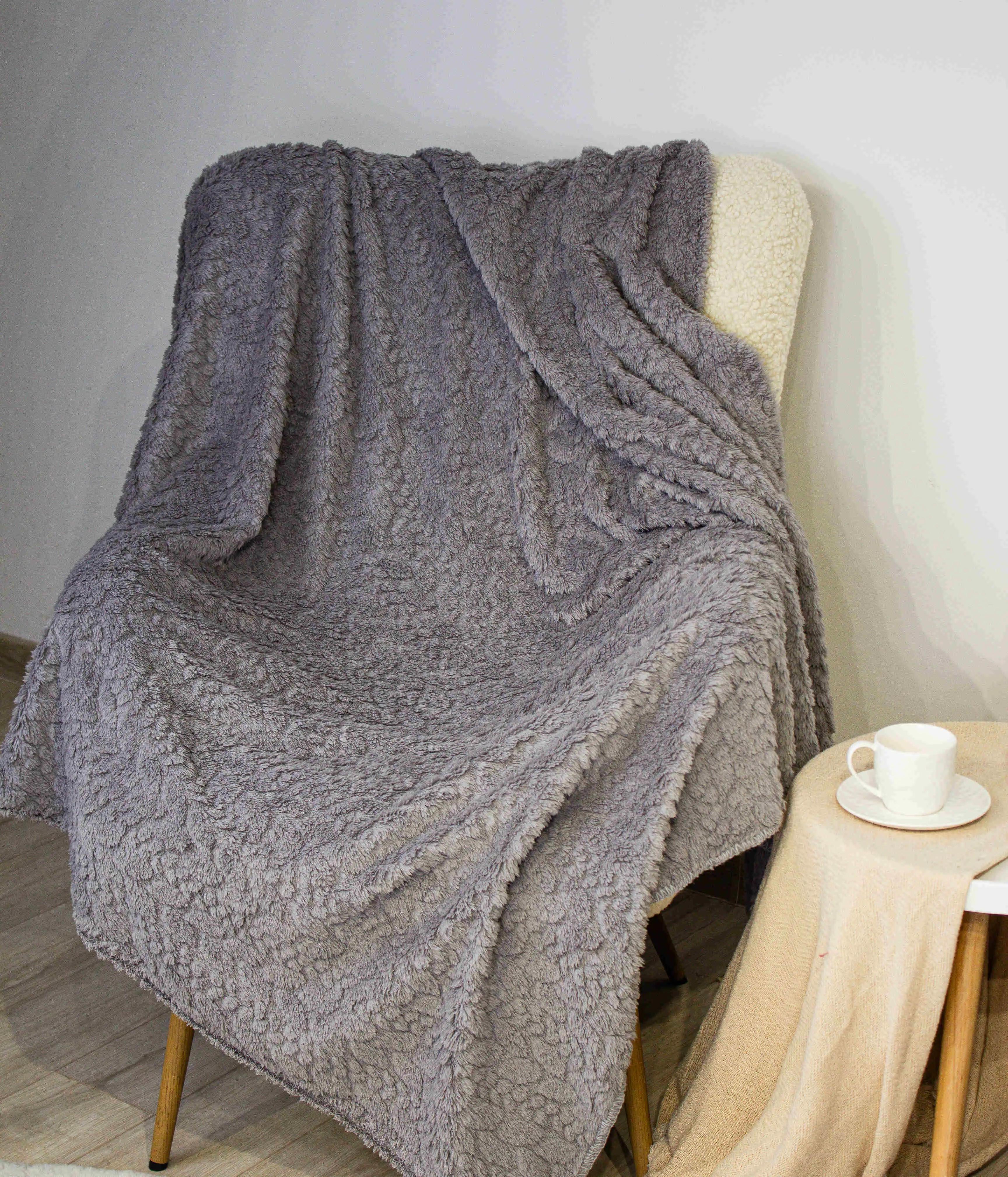 Плед "HARVEST" Grey, 140x200 - Фото 5