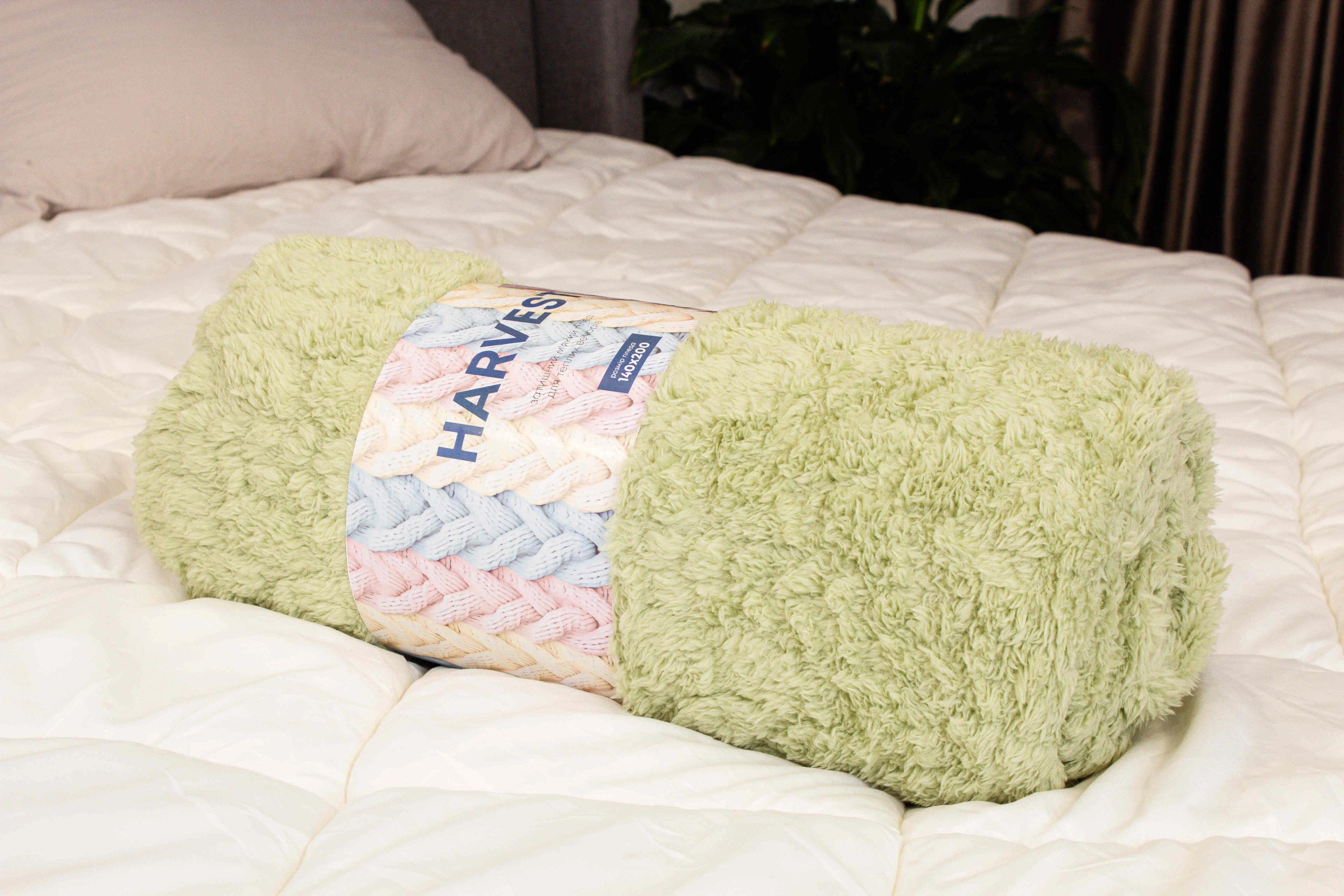 Плед "HARVEST" Sage Green, 140x200 - Фото 2