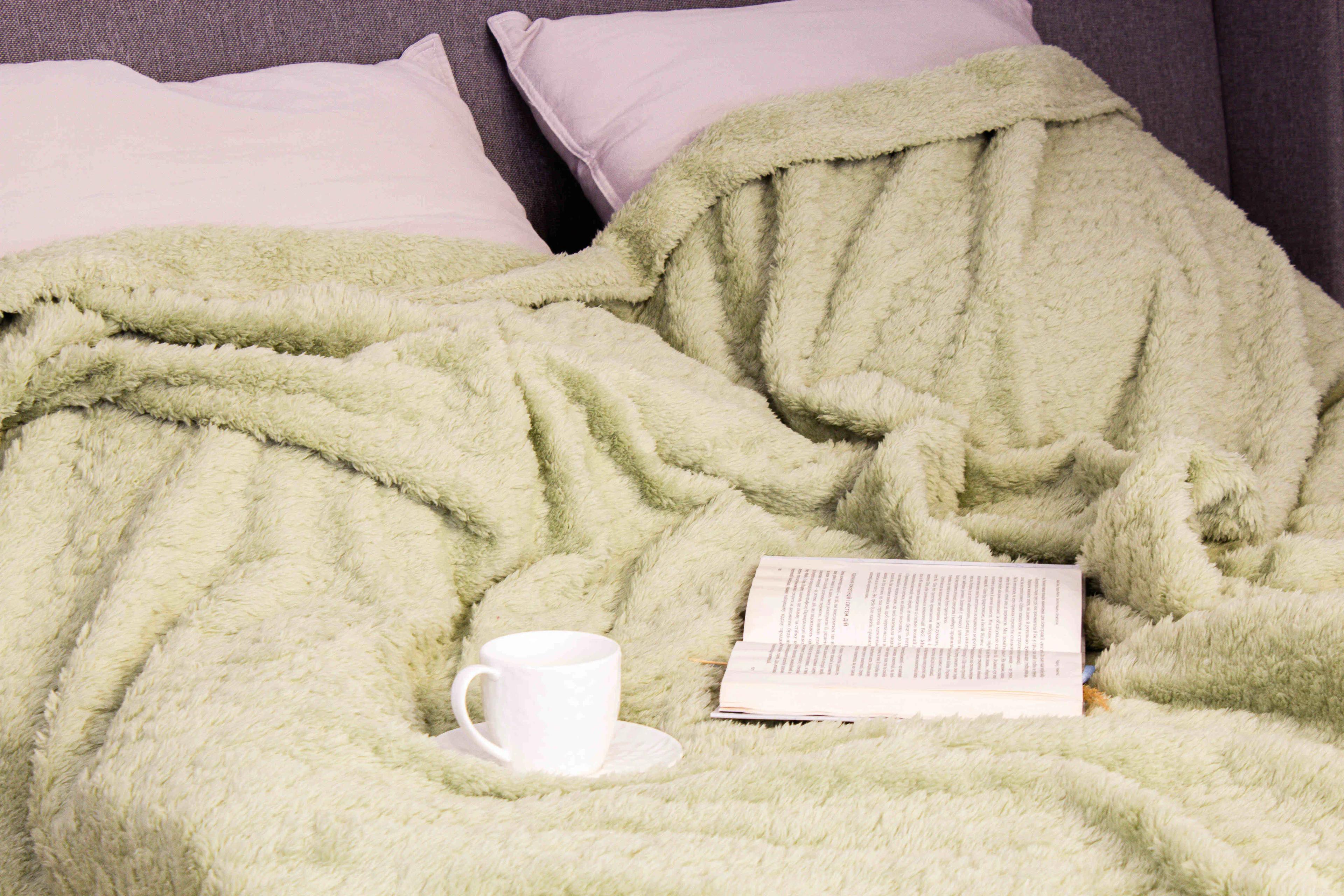 Плед "HARVEST" Sage Green, 140x200 - Фото 5