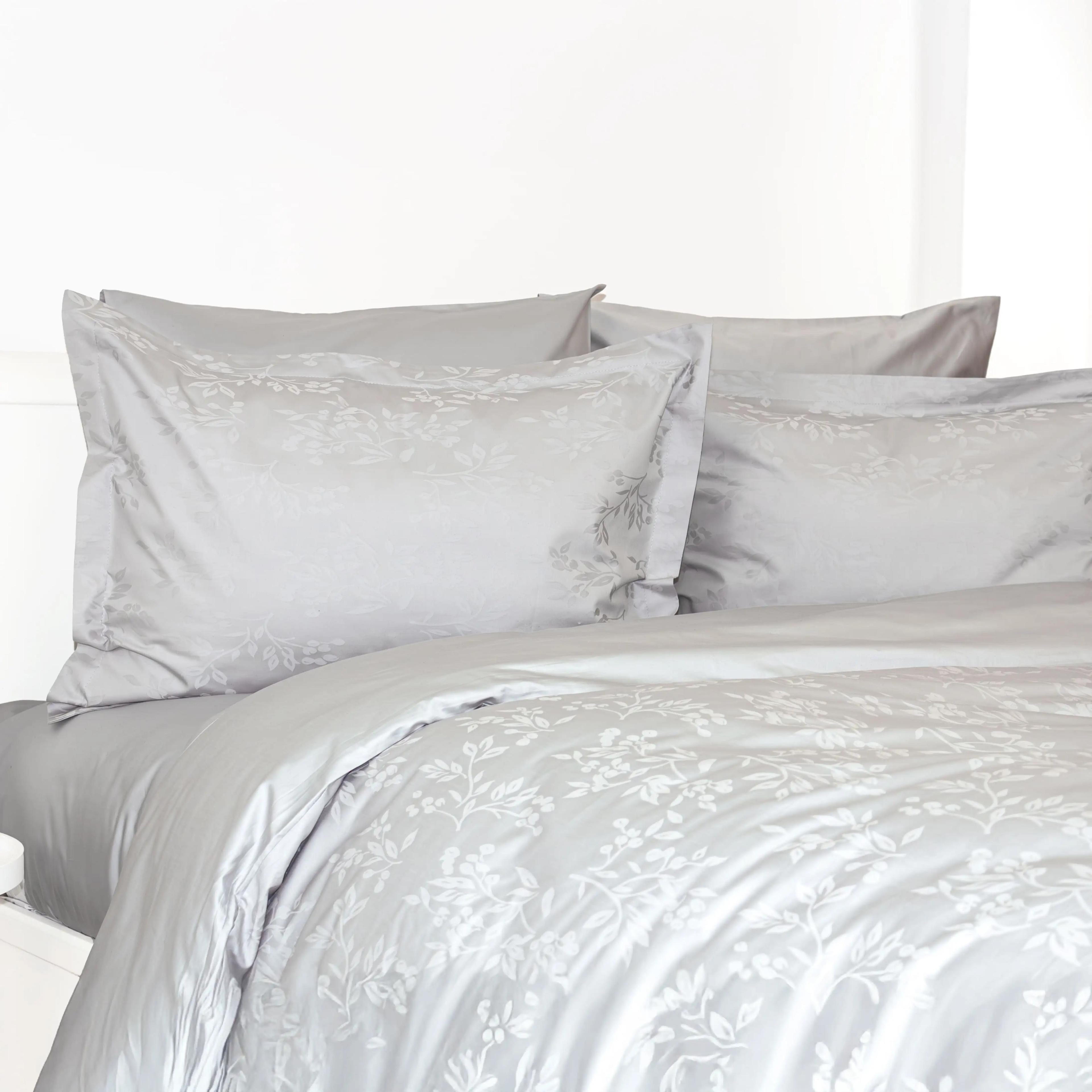 Комплект постельного белья ТЕП "Grace Jacquard" Light Grey, евро - Фото 3