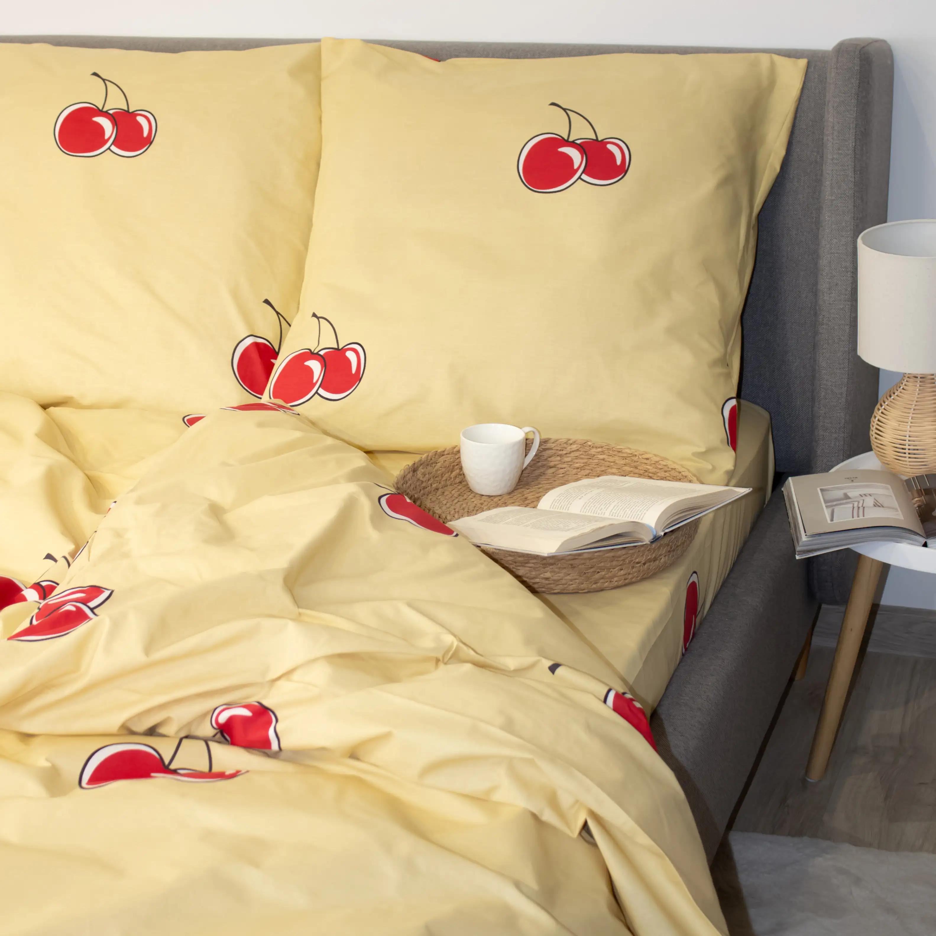 Комплект постільної білизни ТЕП "Soft dreams" Coffee Cherry, євро - Фото 4