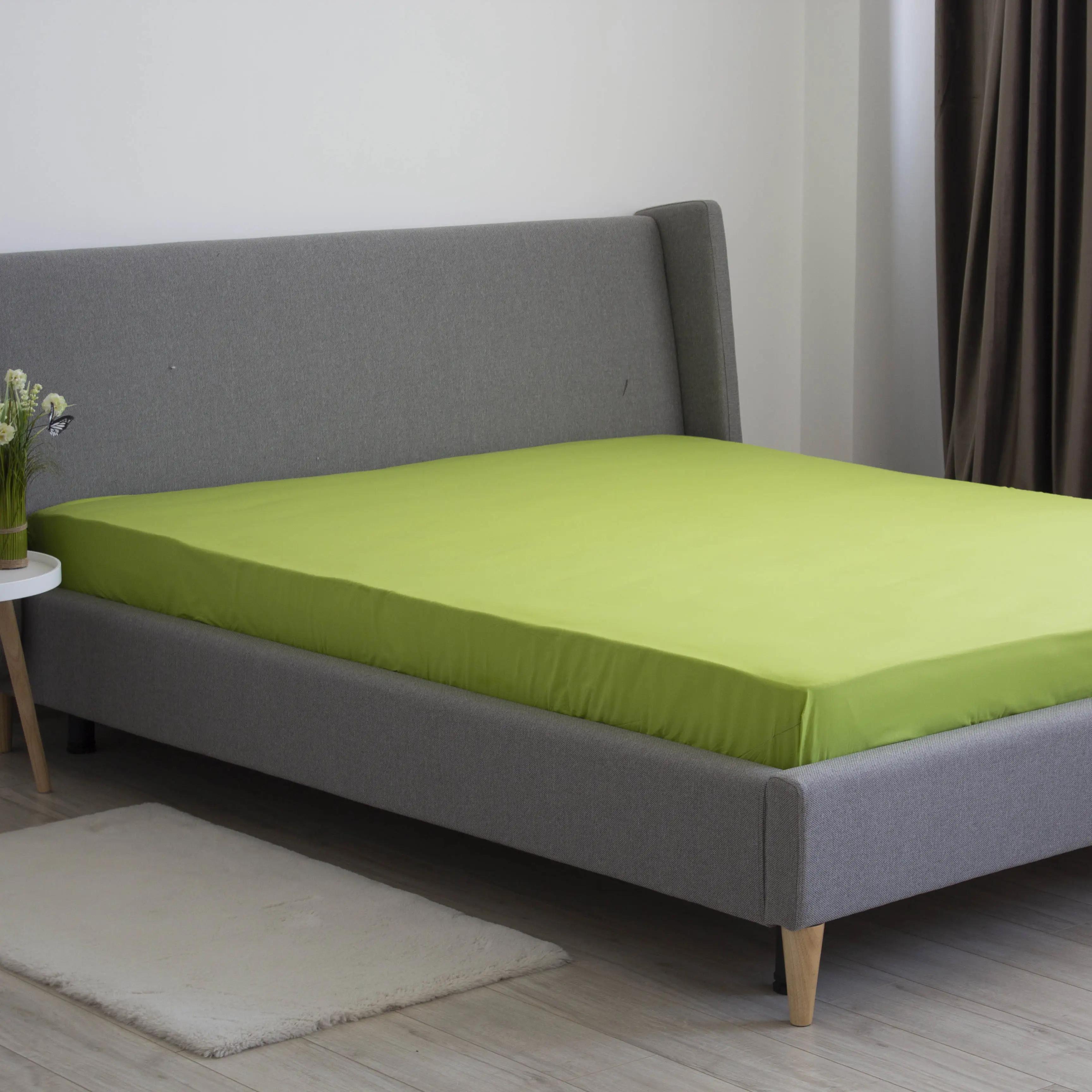 Простирадло "НАТХНЕННЯ" з резинкою Herbal Green, 120x200 - Фото 2