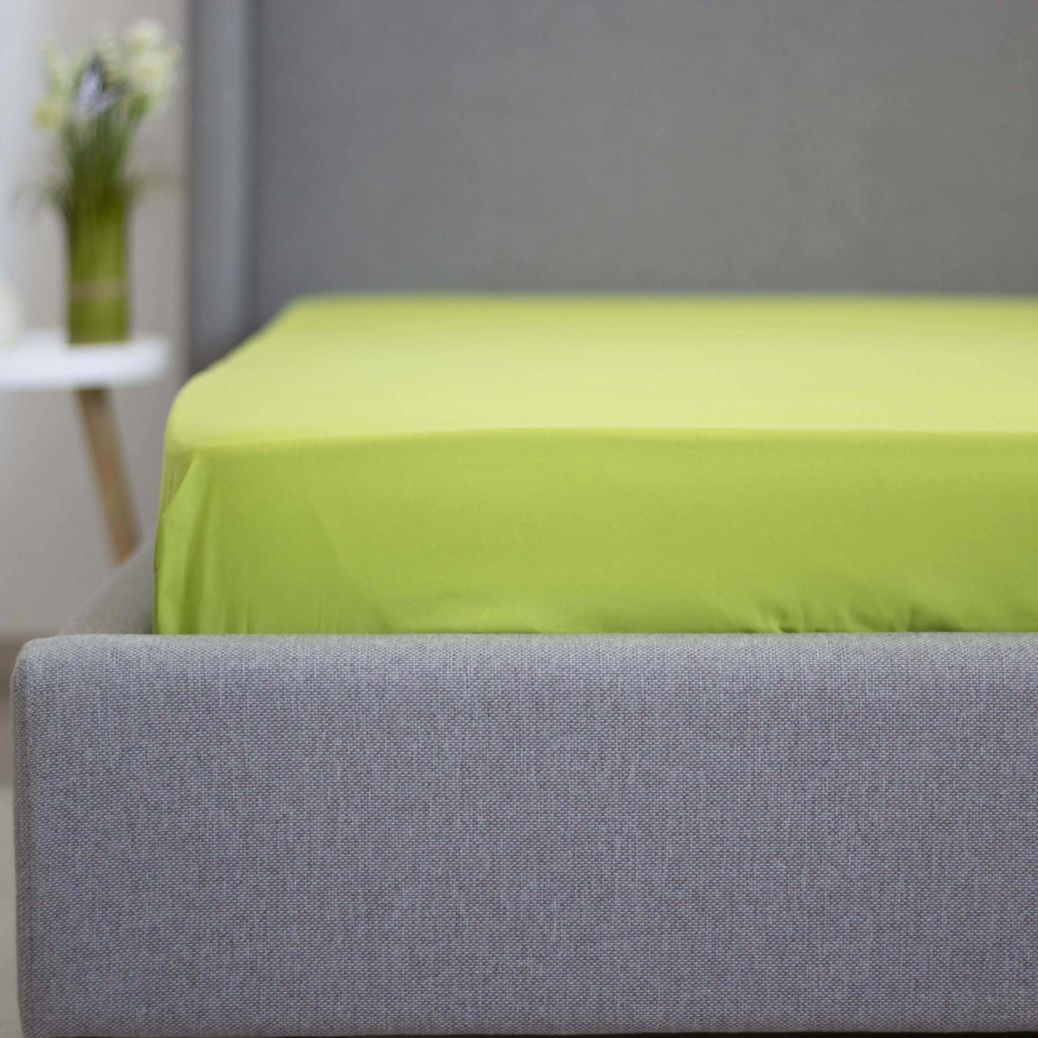 Простирадло "НАТХНЕННЯ" з резинкою Herbal Green, 120x200 - Фото 4