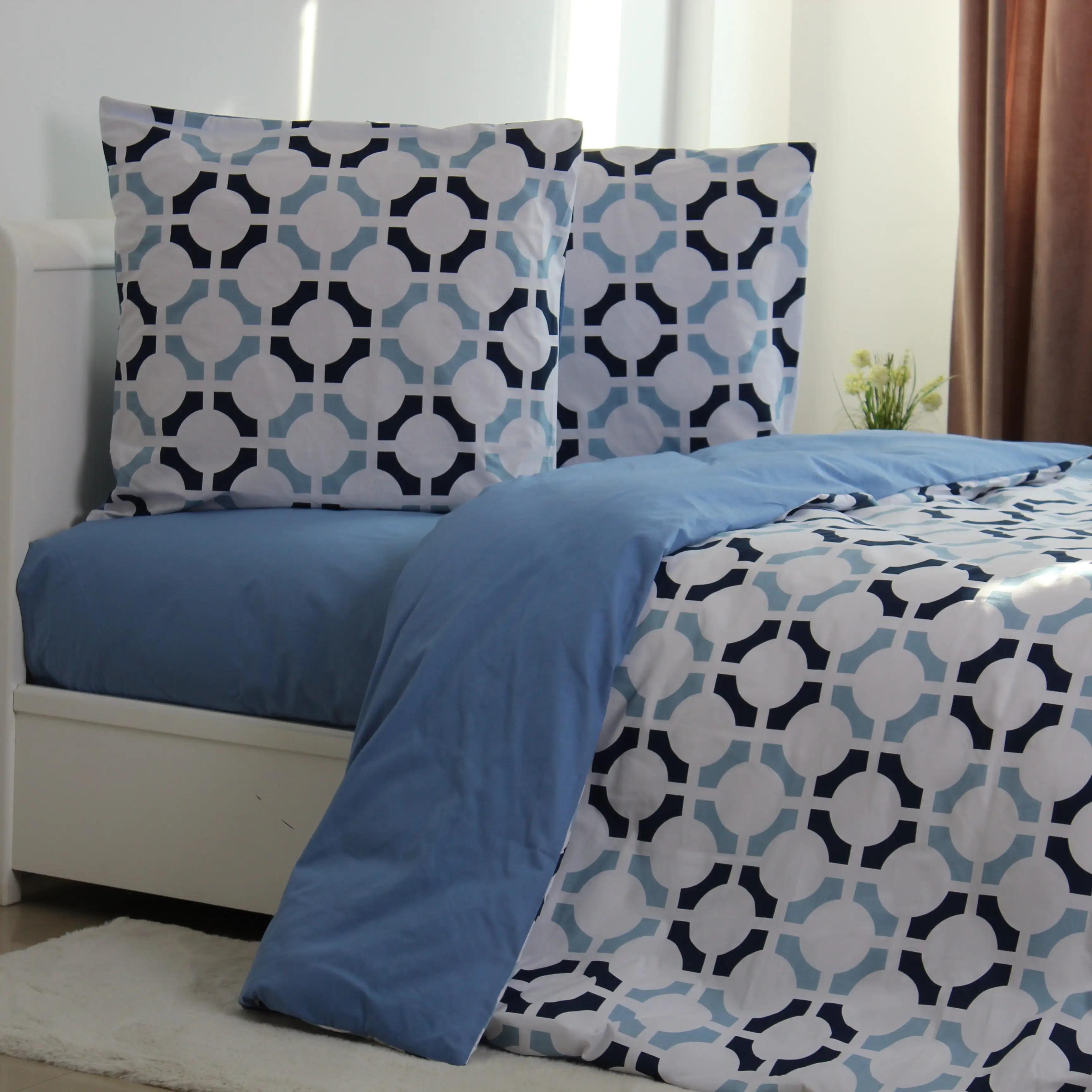 Комплект постельного белья "ТЕП" Ocean Grid, двуспальное - Фото 4