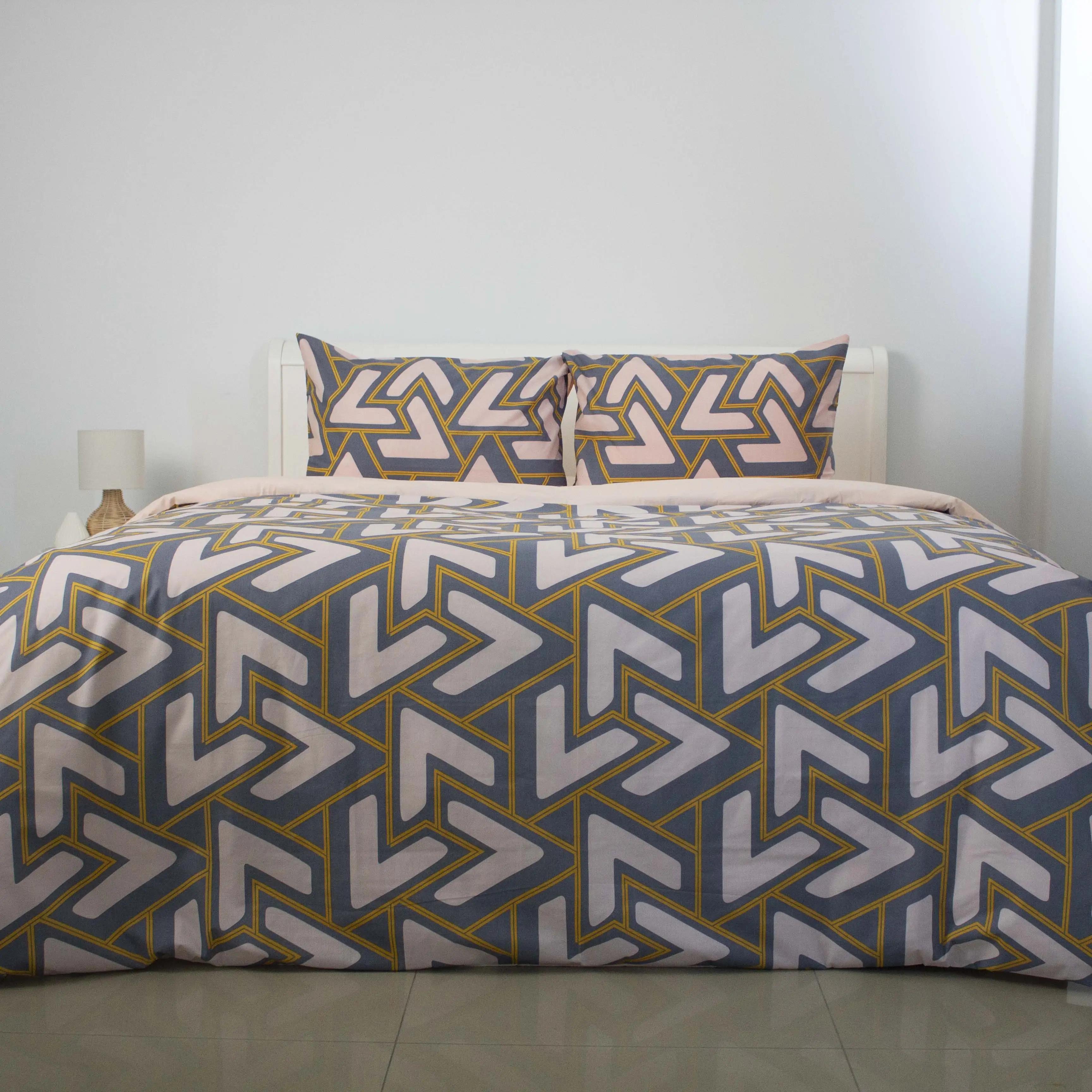 Bed Linen Set TEP "Happy Sleep" Abstract Triangles, one and a half - Photo 2
