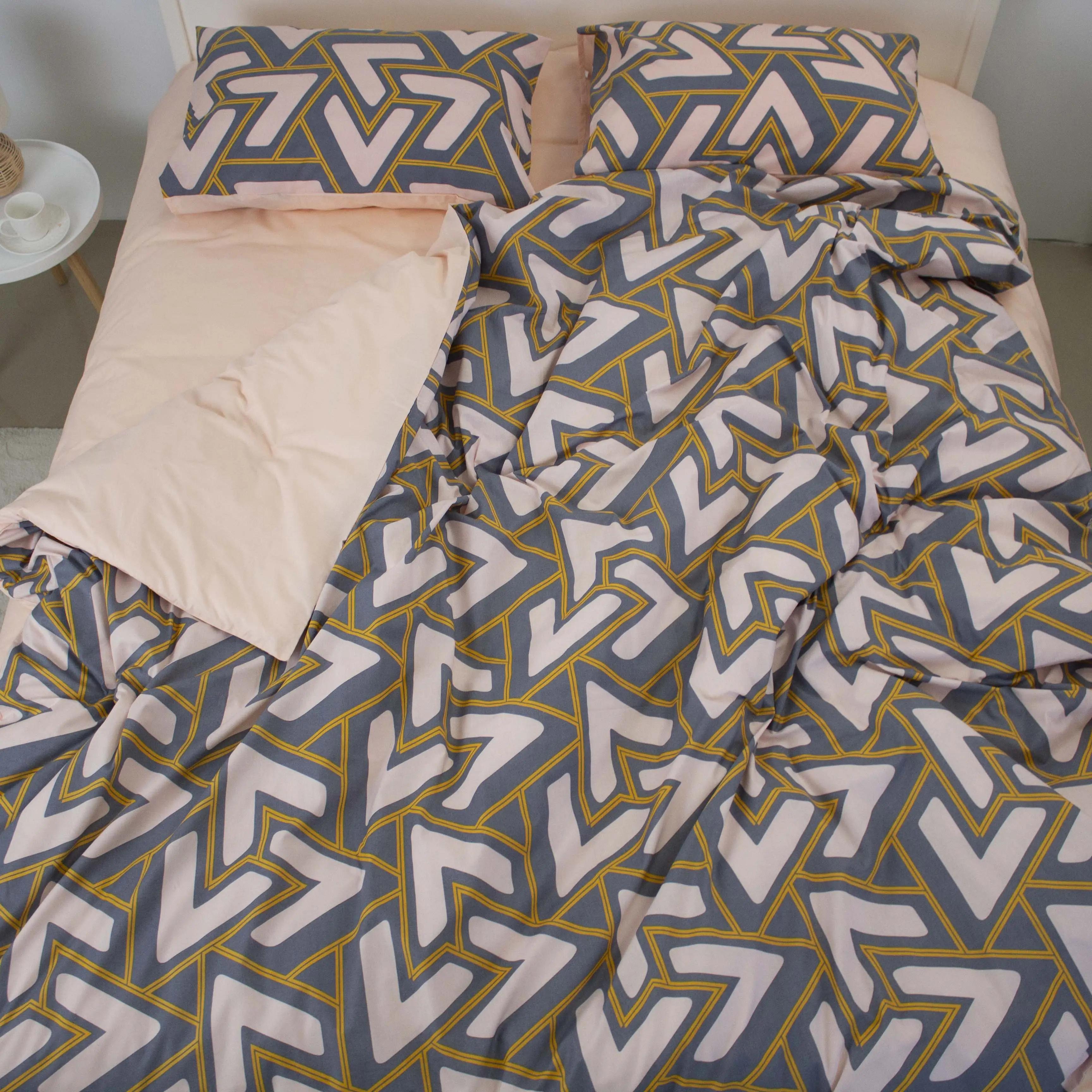 Bed Linen Set TEP "Happy Sleep" Abstract Triangles, one and a half - Photo 7