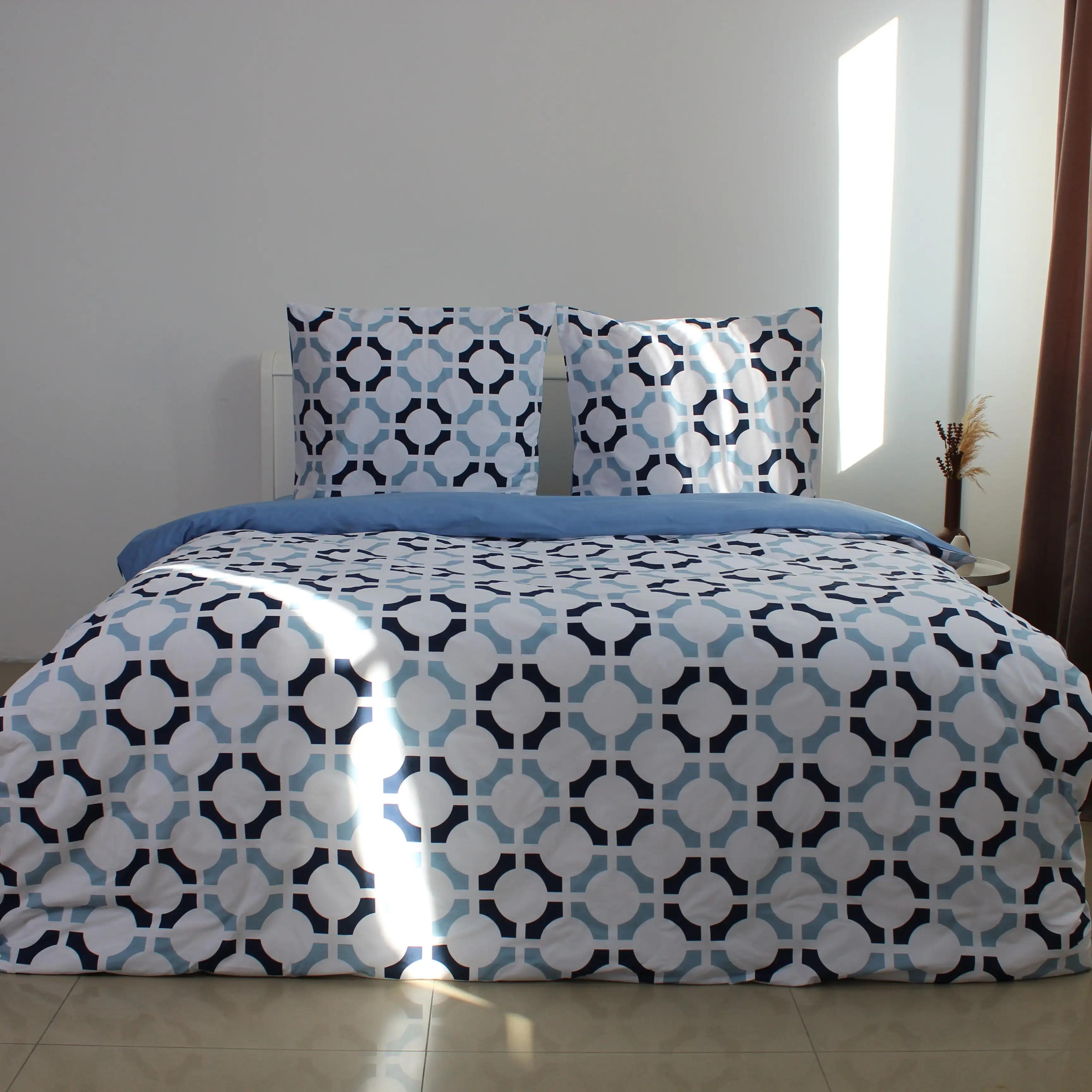 Комплект постільної білизни ТЕП "Happy Sleep" Ocean Grid, полуторна - Фото 2
