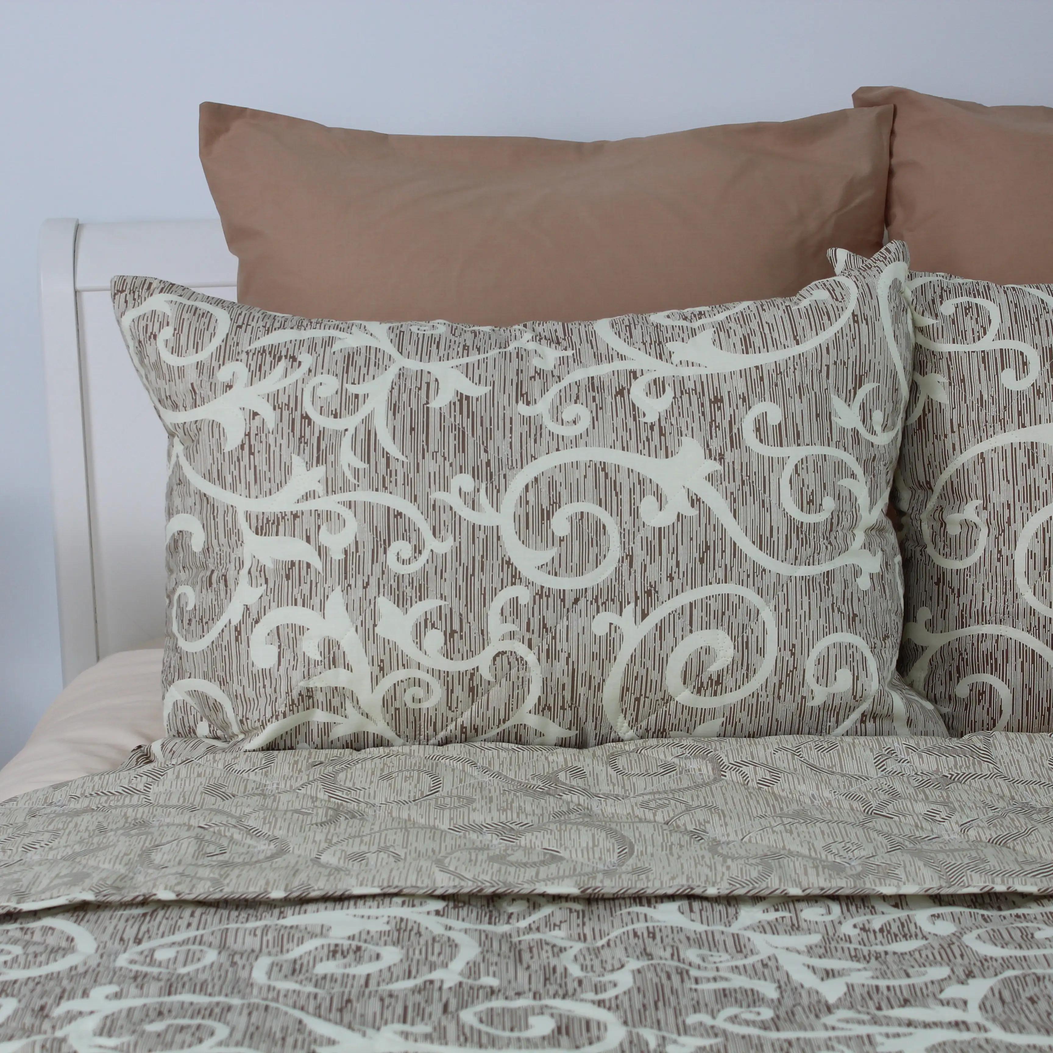 Покрывало ТЕП "ELEGANT COTTON" Beige and White, 220x240 - Фото 4