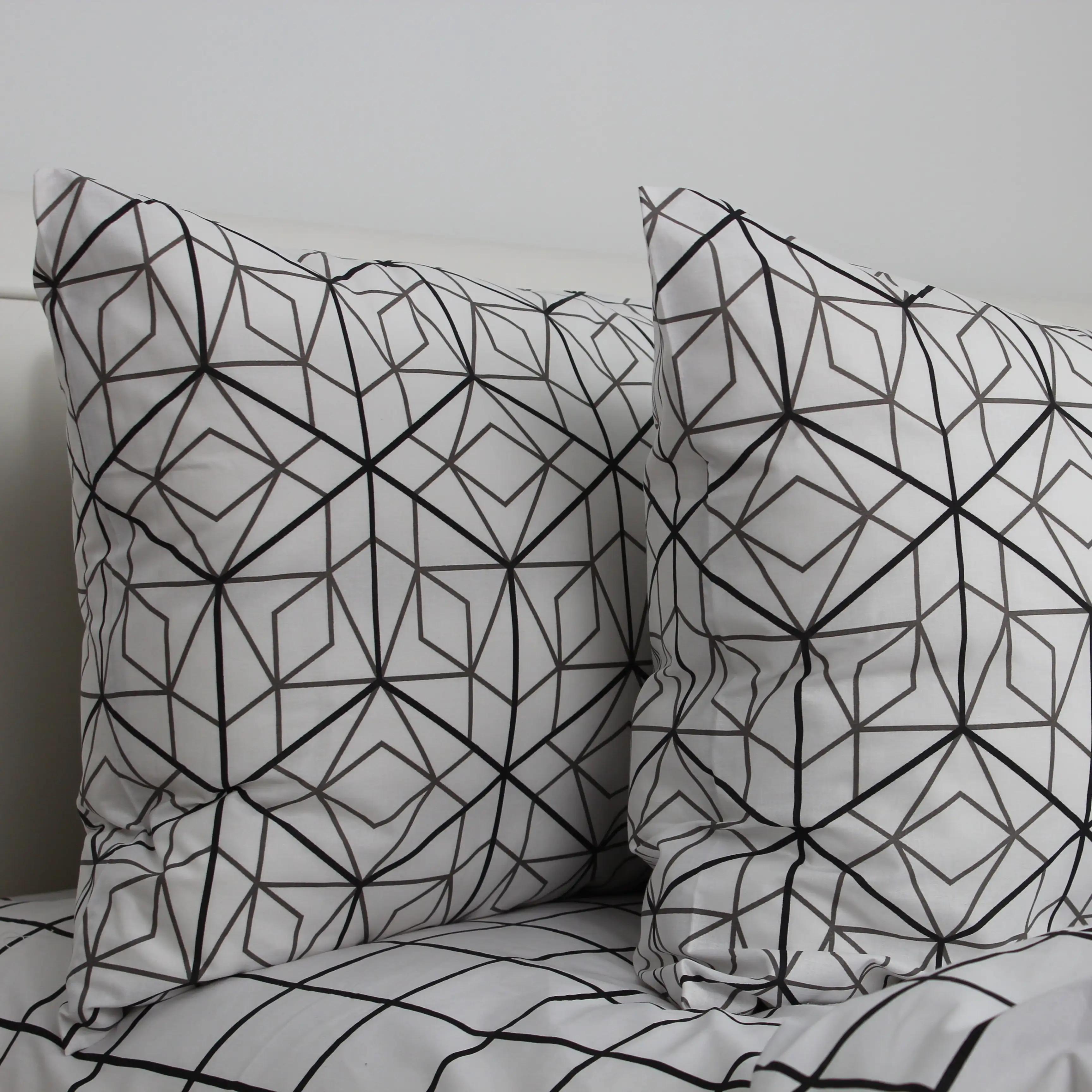 Комплект наволочек ТЕП скрутка Quadro Stars grey Rev, 50x70 - Фото 5