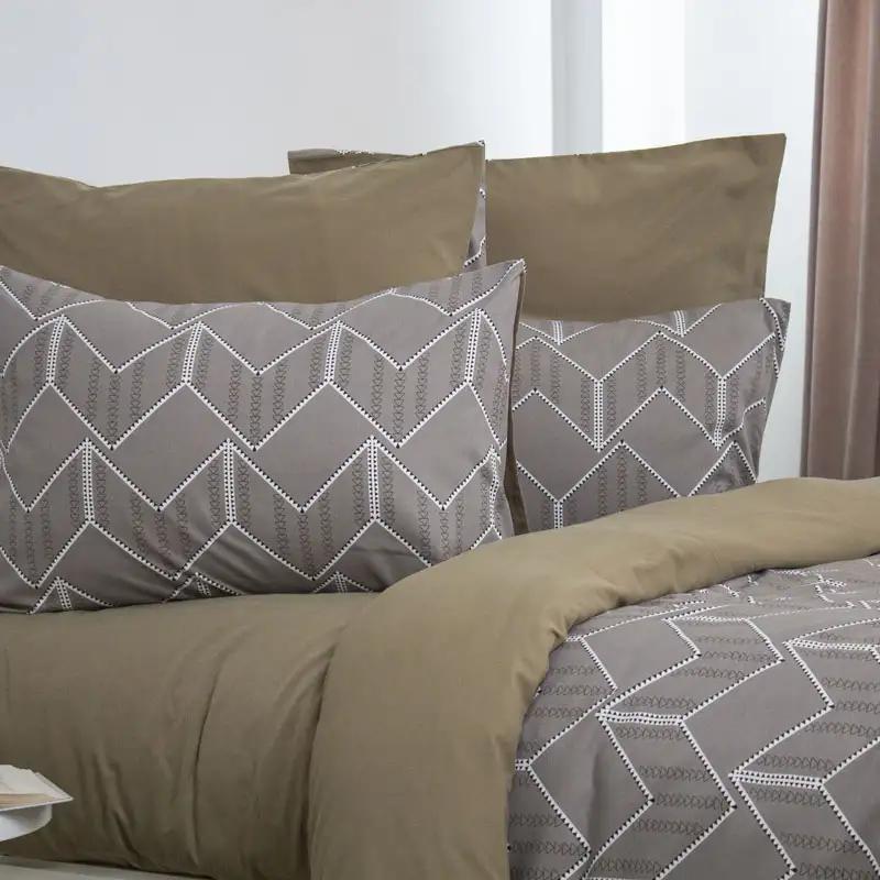 Комплект постельного белья Melluna Stone Leaf, полуторное - Фото 3