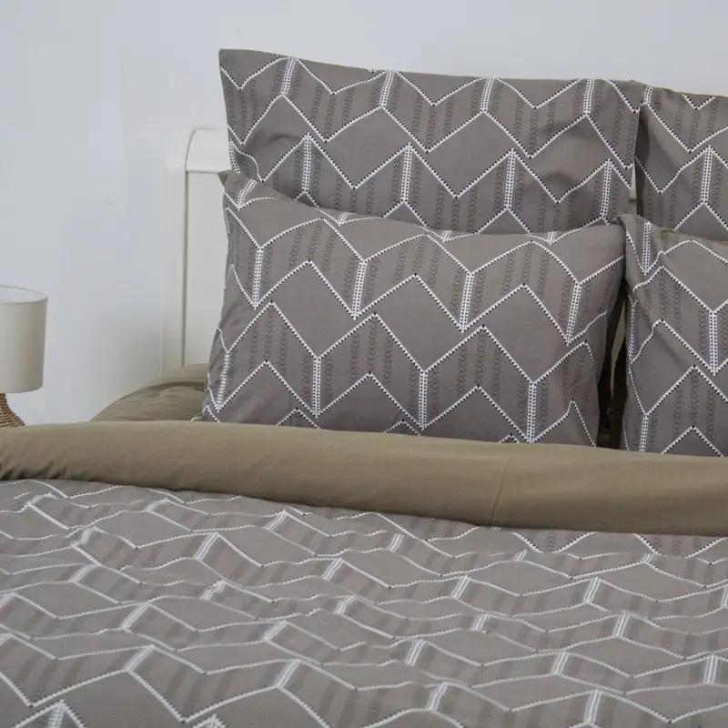 Комплект постельного белья Melluna Stone Leaf, полуторное - Фото 5