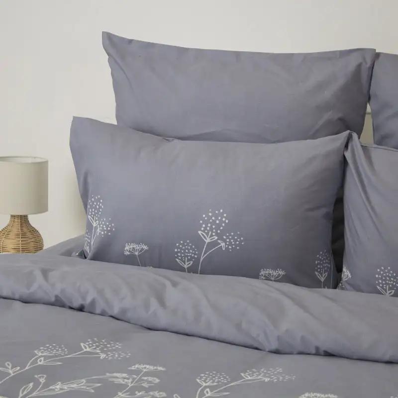 Комплект постільної білизни Melluna Silent Garden, євро - Фото 5
