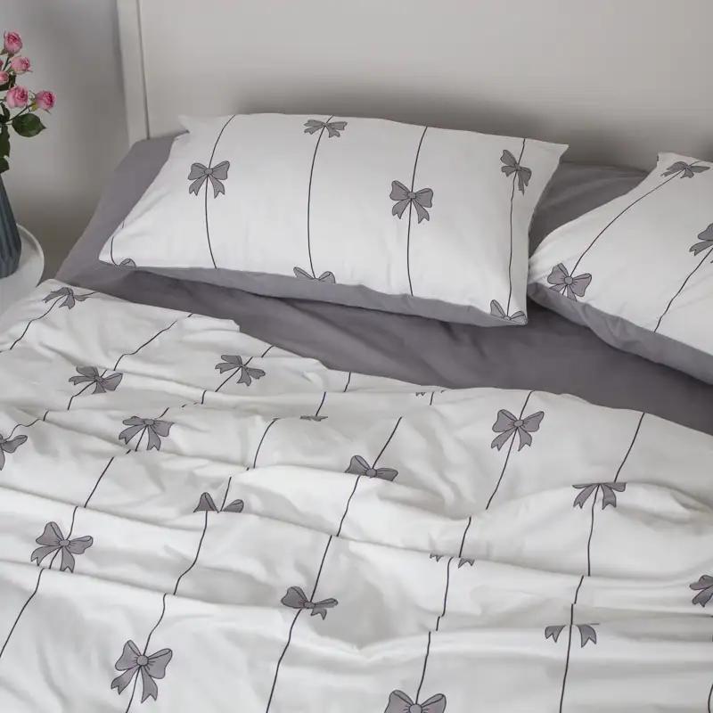 Комплект постельного белья Melluna Soft Ribbons, полуторное - Фото 4