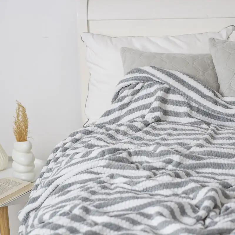 Plaid "SONA" Grey, 160x200 - Photo 3