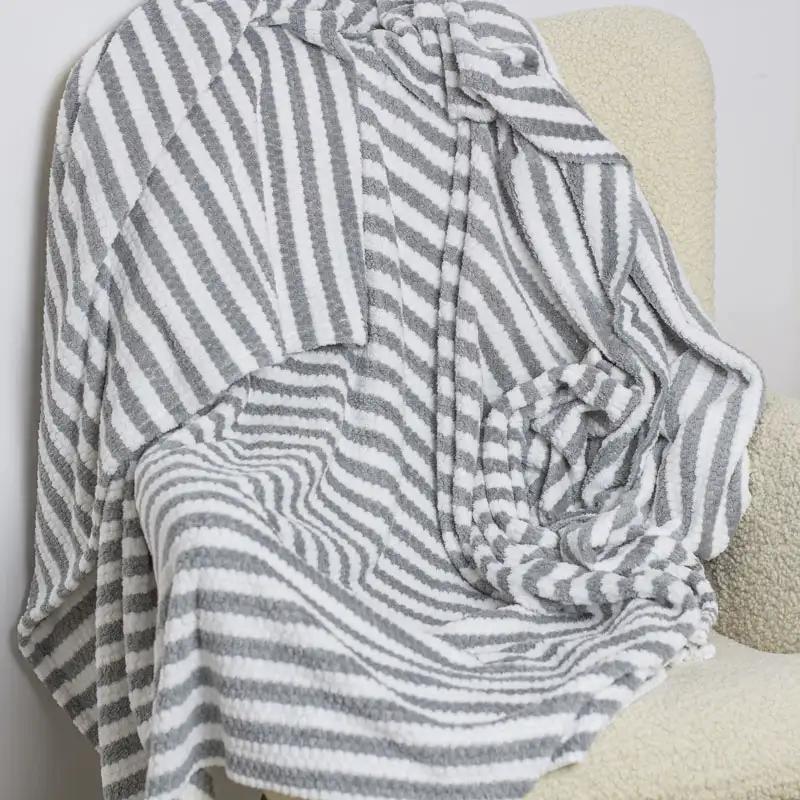 Plaid "SONA" Grey, 160x200 - Photo 5