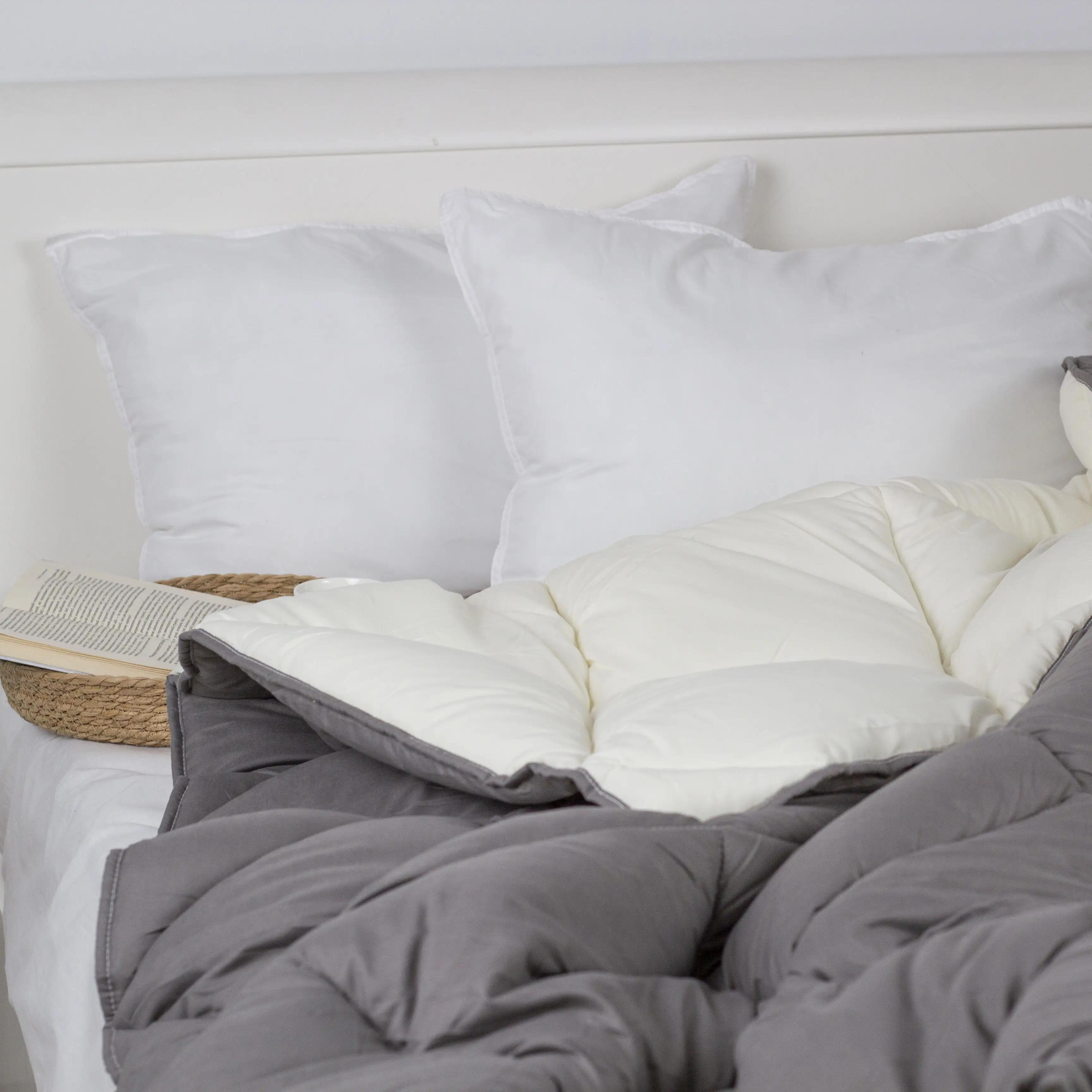 Одеяло FRIENDLY "ALASKA" Темно-серое/молочное, 150x205 - Фото 2