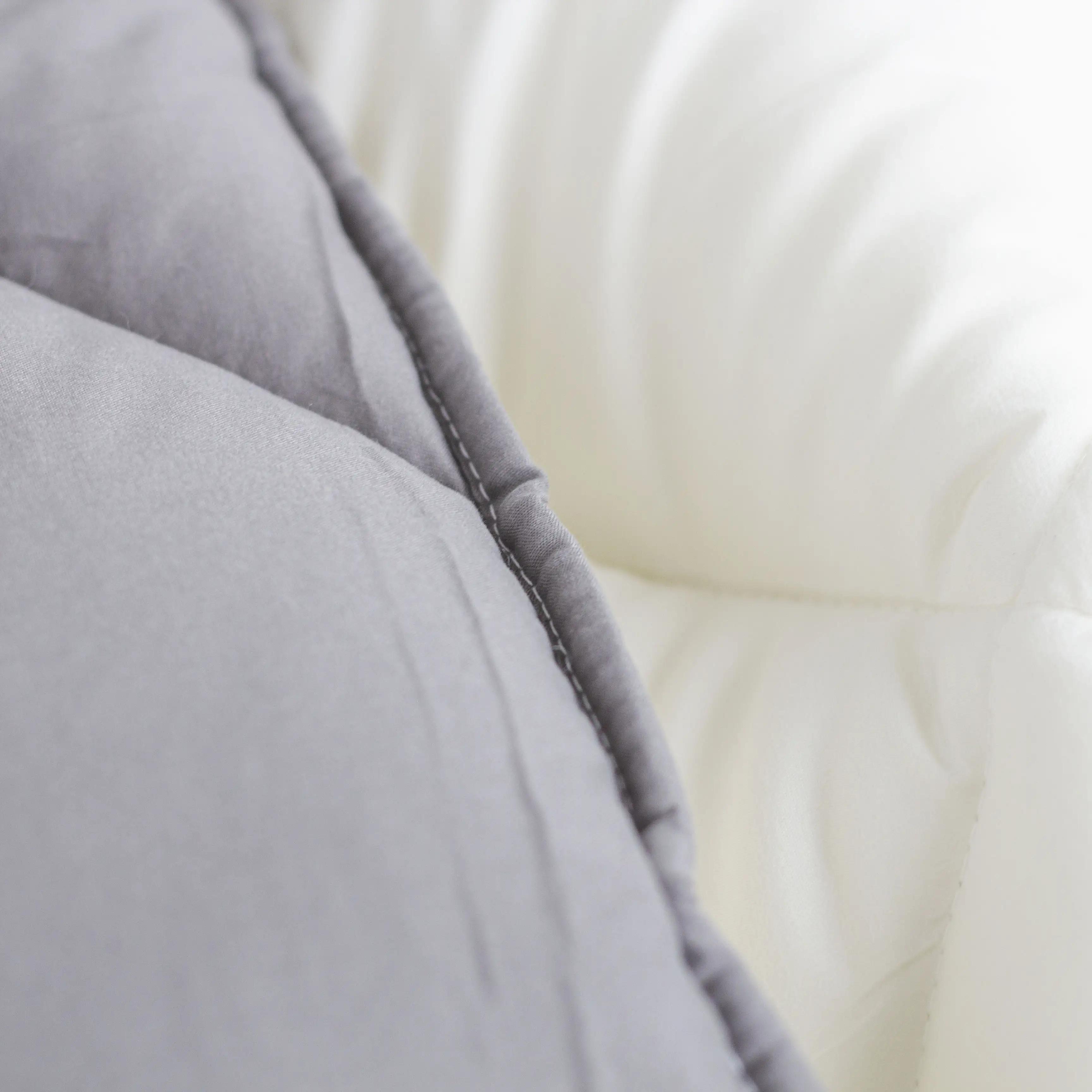 Одеяло FRIENDLY "ALASKA" Темно-серое/молочное, 150x205 - Фото 5