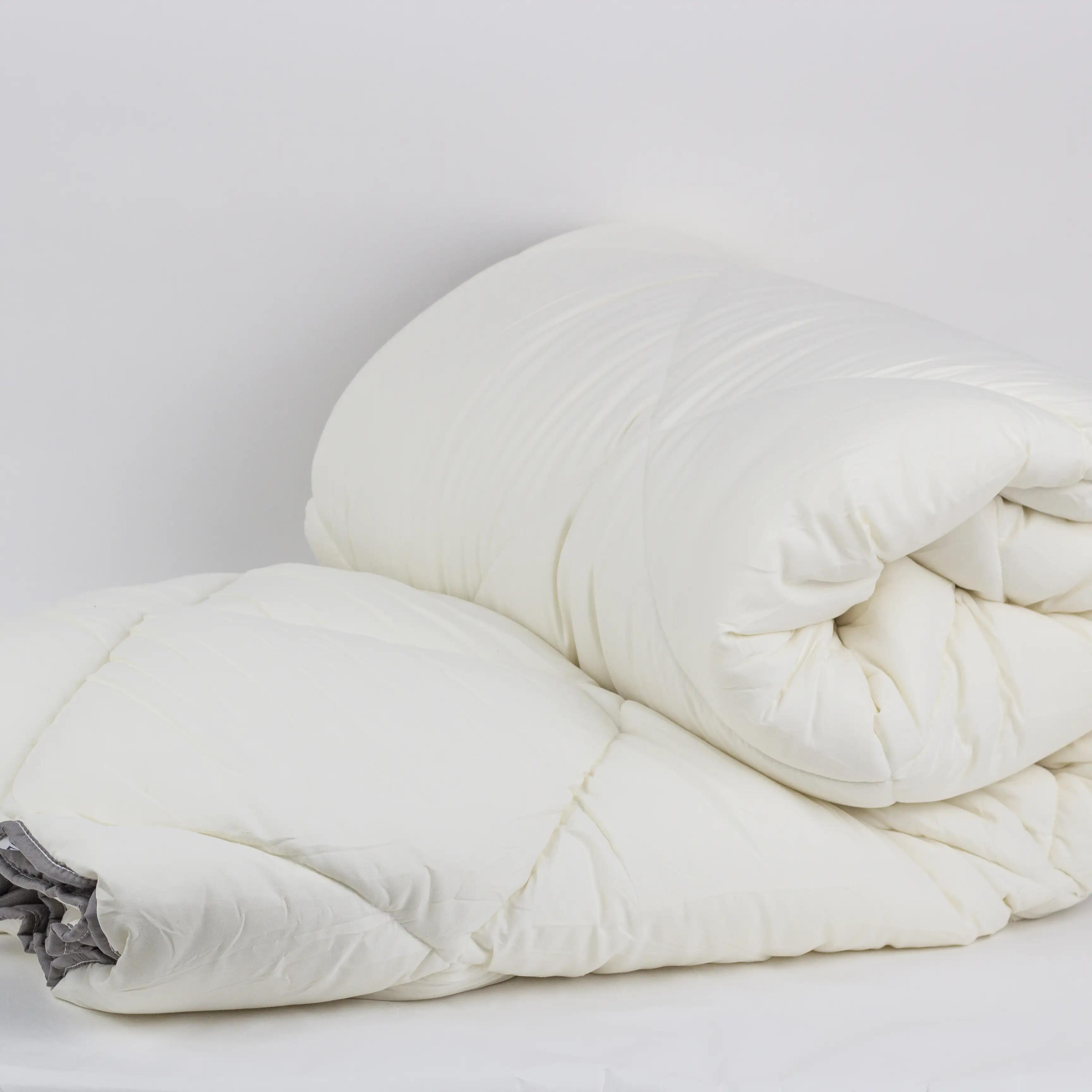 Одеяло FRIENDLY "ALASKA" Темно-серое/молочное, 150x205 - Фото 6