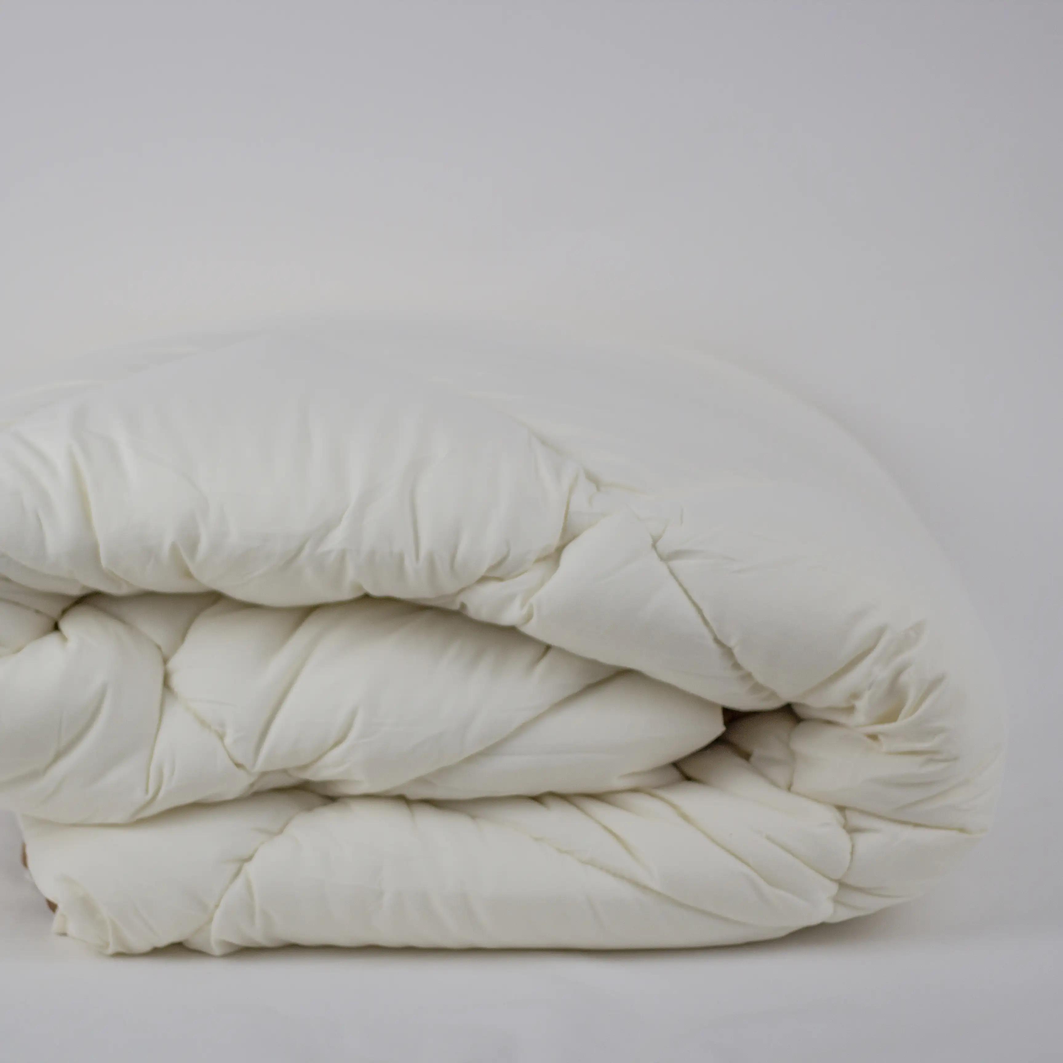 Одеяло FRIENDLY "ALASKA" Темно-бежевое/молочное, 150x205 - Фото 6